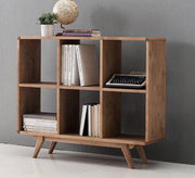 An open bookcase with raised wooden legs - Vitrine Furniture - Furniture