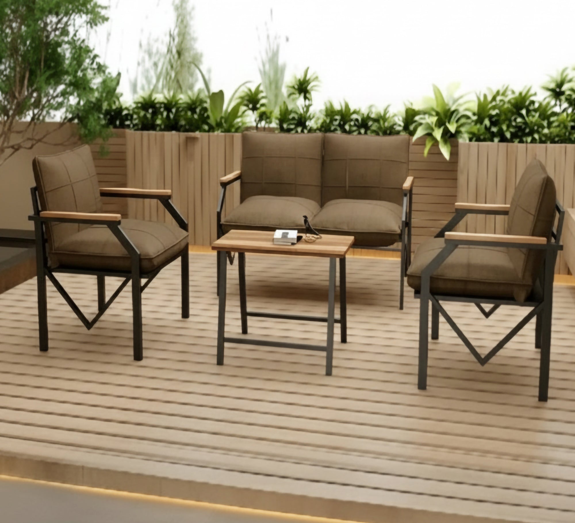 An outdoor seating set that brings the ambiance of nature - Vitrine Furniture - Outdoor Products