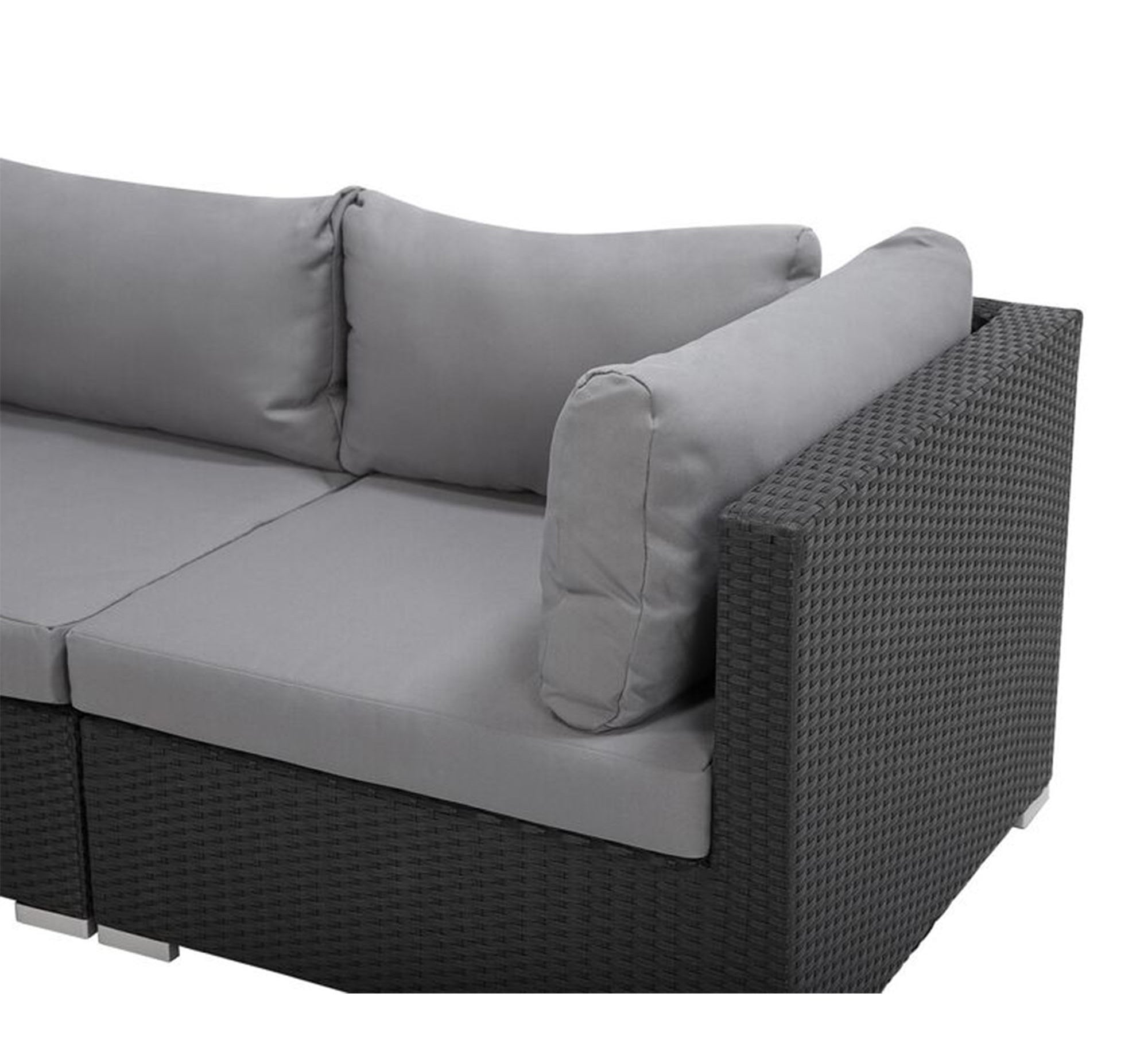 An outdoor set with a L - shape sofa set - Vitrine Furniture - Outdoor Products