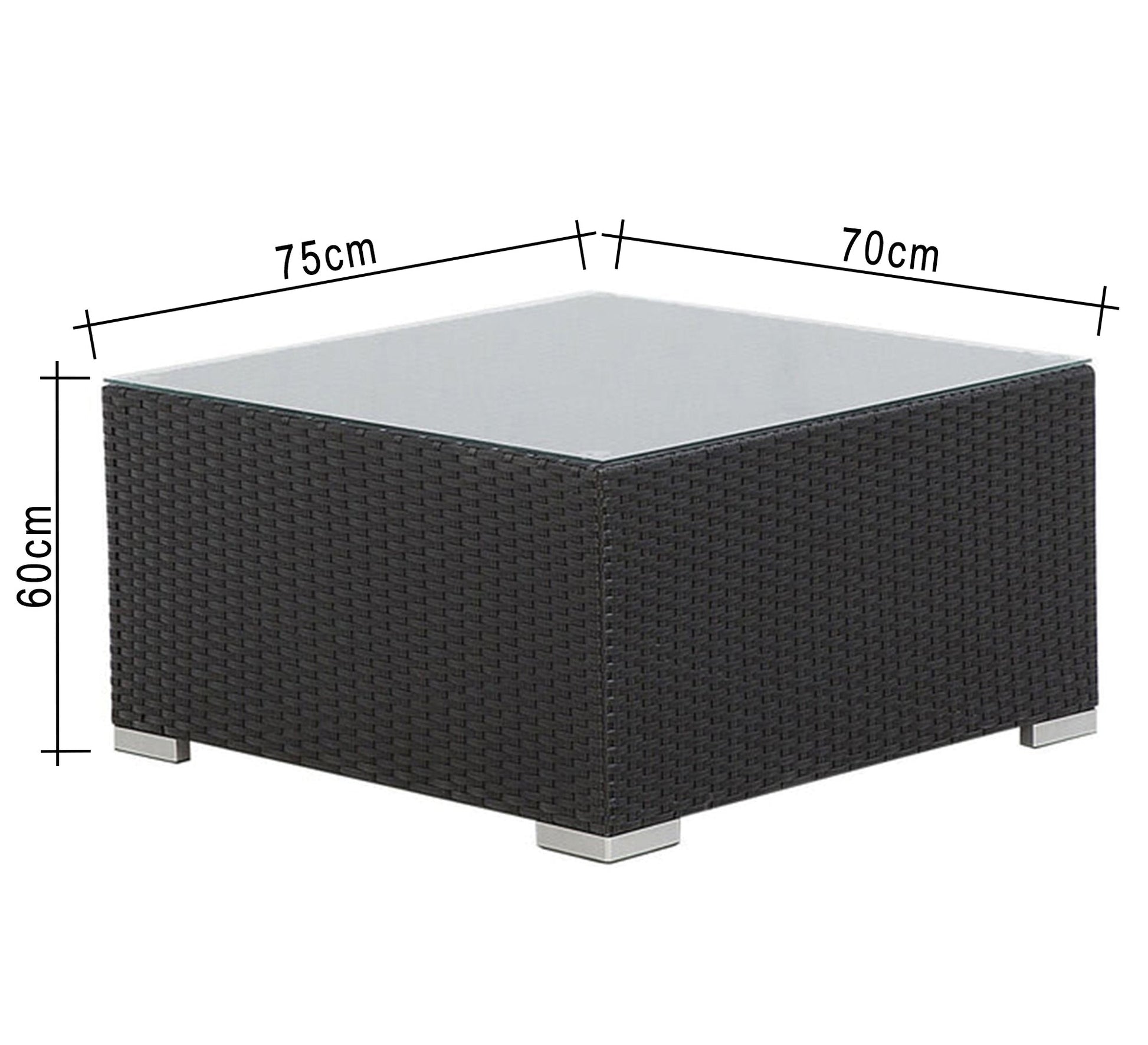 An outdoor set with a L - shape sofa set - Vitrine Furniture - Outdoor Products
