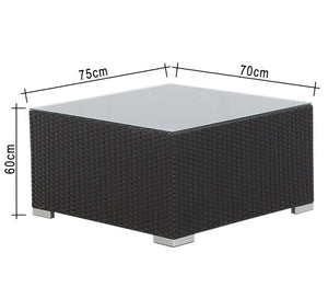 An outdoor set with a L - shape sofa set - Vitrine Furniture - Outdoor Products