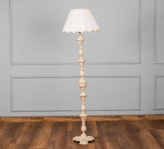 Antique floor lamp with elegant decor - Vitrine Furniture - Lighting