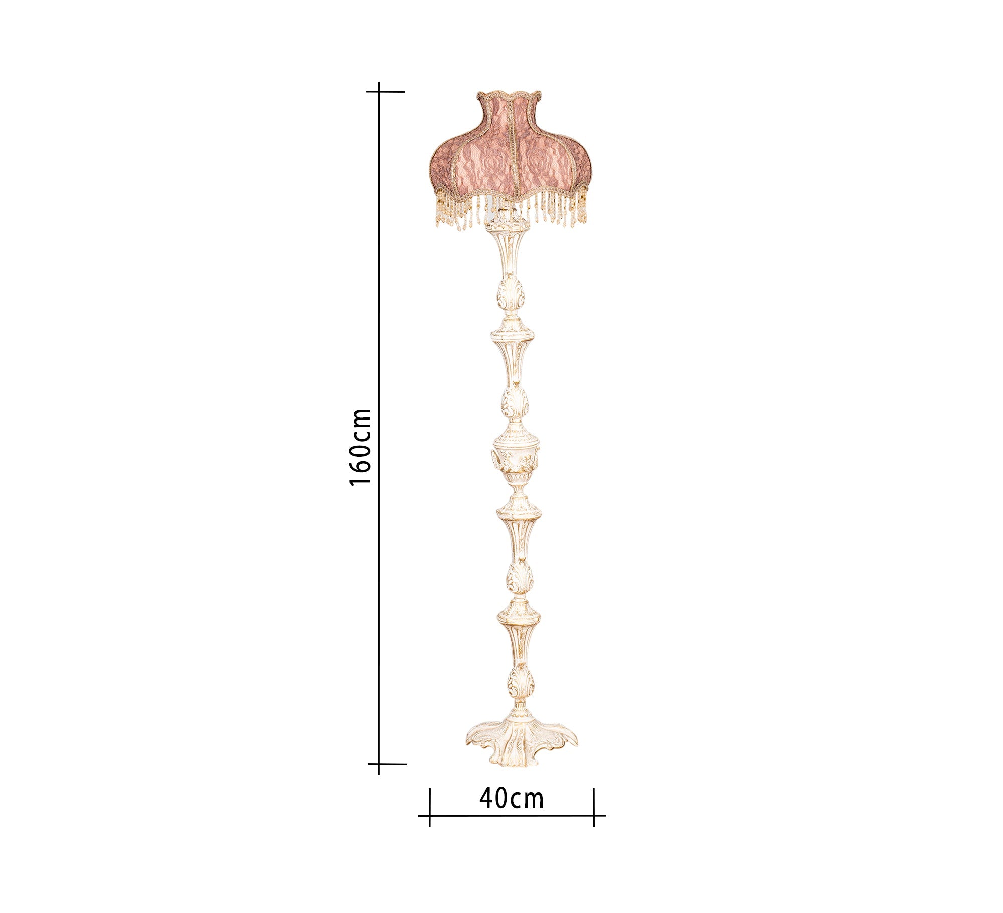 Antique floor lamp with elegant style - Vitrine Furniture - Lighting