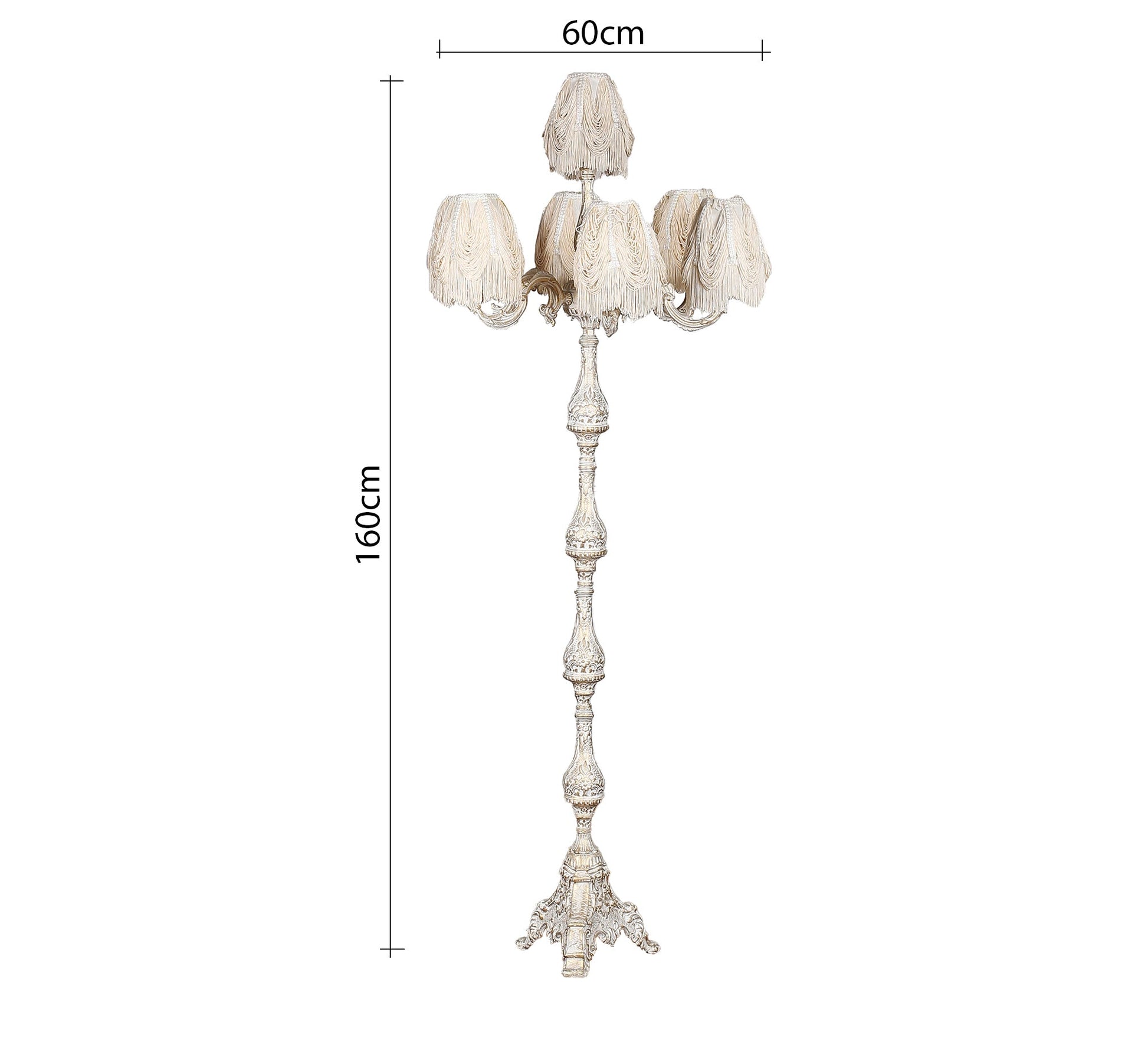 Antique ivory floor lamp - Vitrine Furniture - Lighting