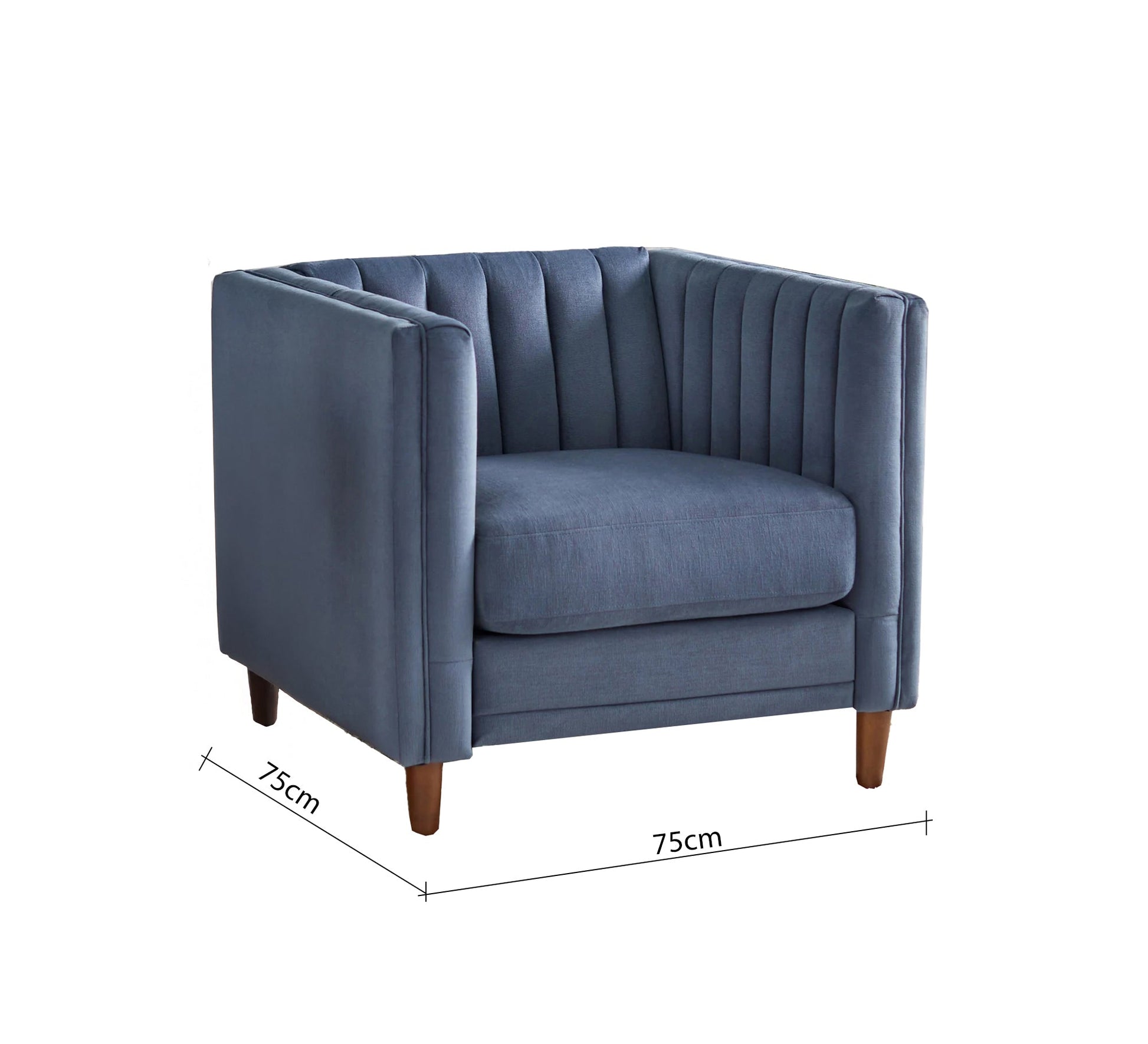 Armchair with slatted armrests and back - Vitrine Furniture - Furniture