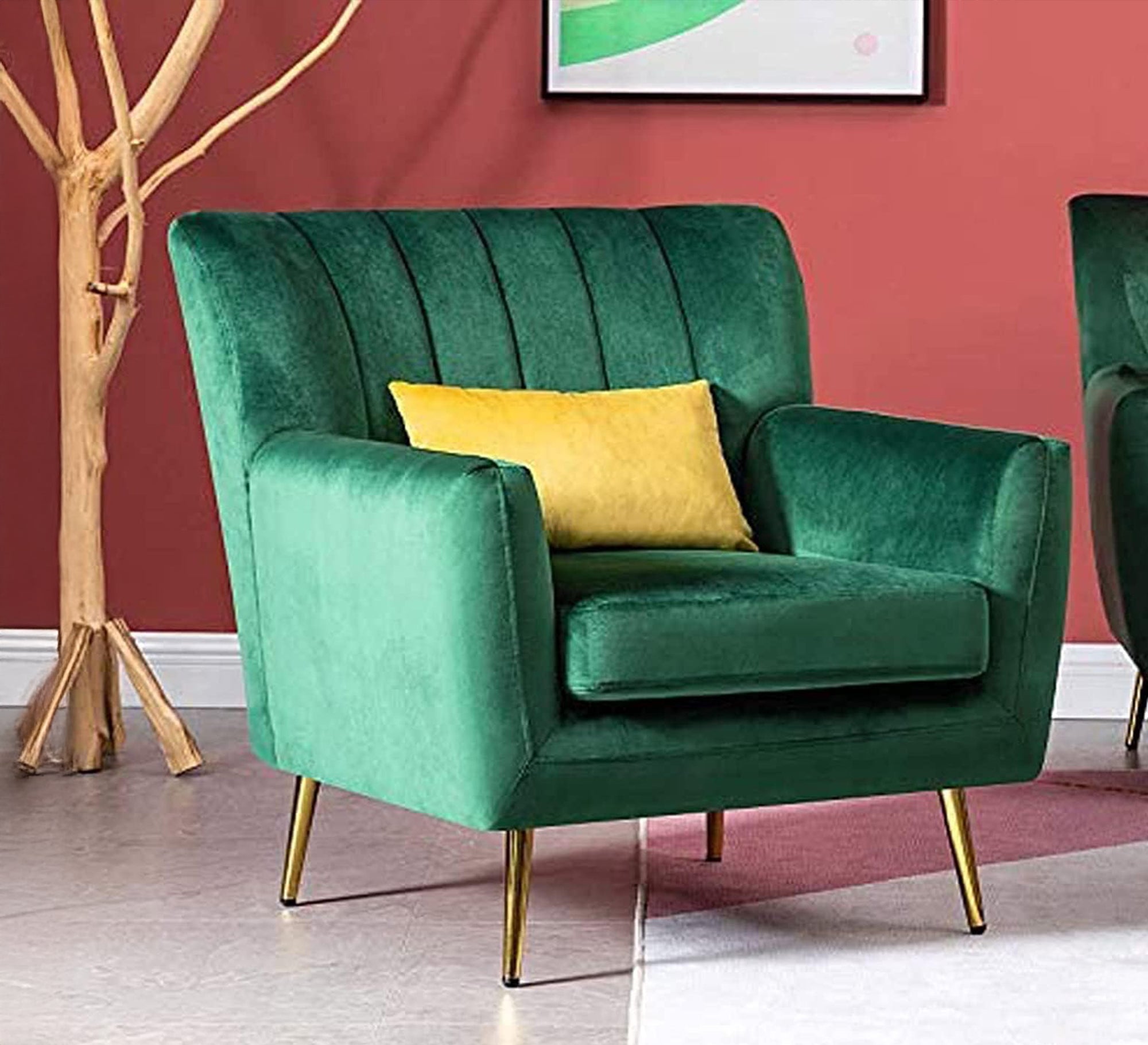 Armchair with slatted backrest - Vitrine Furniture - Furniture