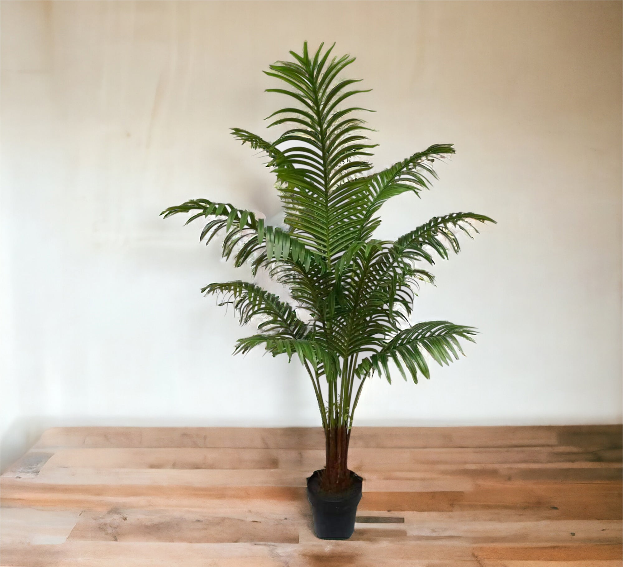 Artificial plant pot made of plastic and leather - Vitrine Furniture - Decor