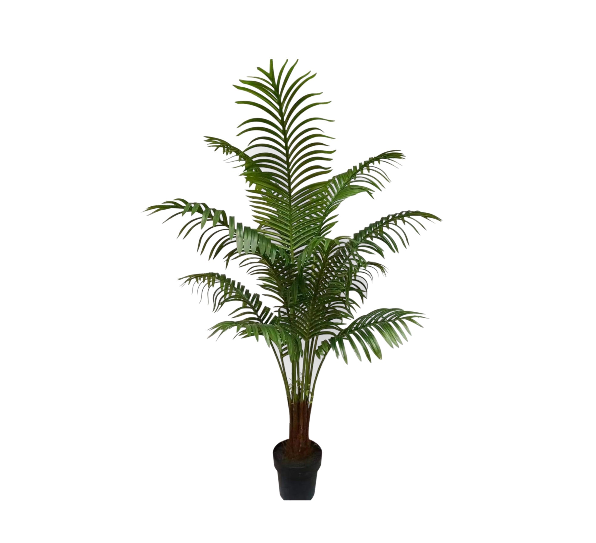 Artificial plant pot made of plastic and leather - Vitrine Furniture - Decor