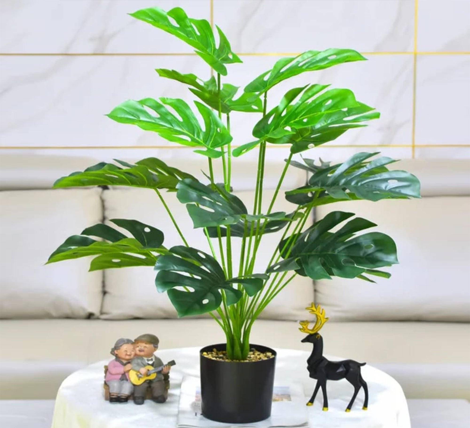 Artificial Table Pots: Elegant, Lush, Low - Maintenance - Vitrine Furniture - Décor