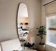 Asymmetrical vertical mirror with a thin frame - Vitrine Furniture - Mirrors