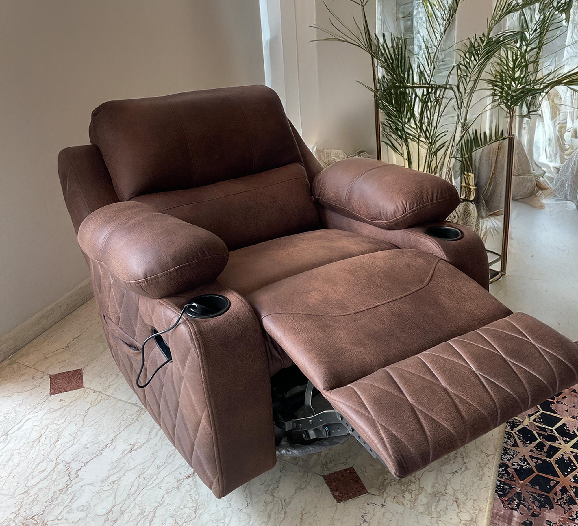 Automatic recliner chair with massage - Vitrine Furniture - Furniture