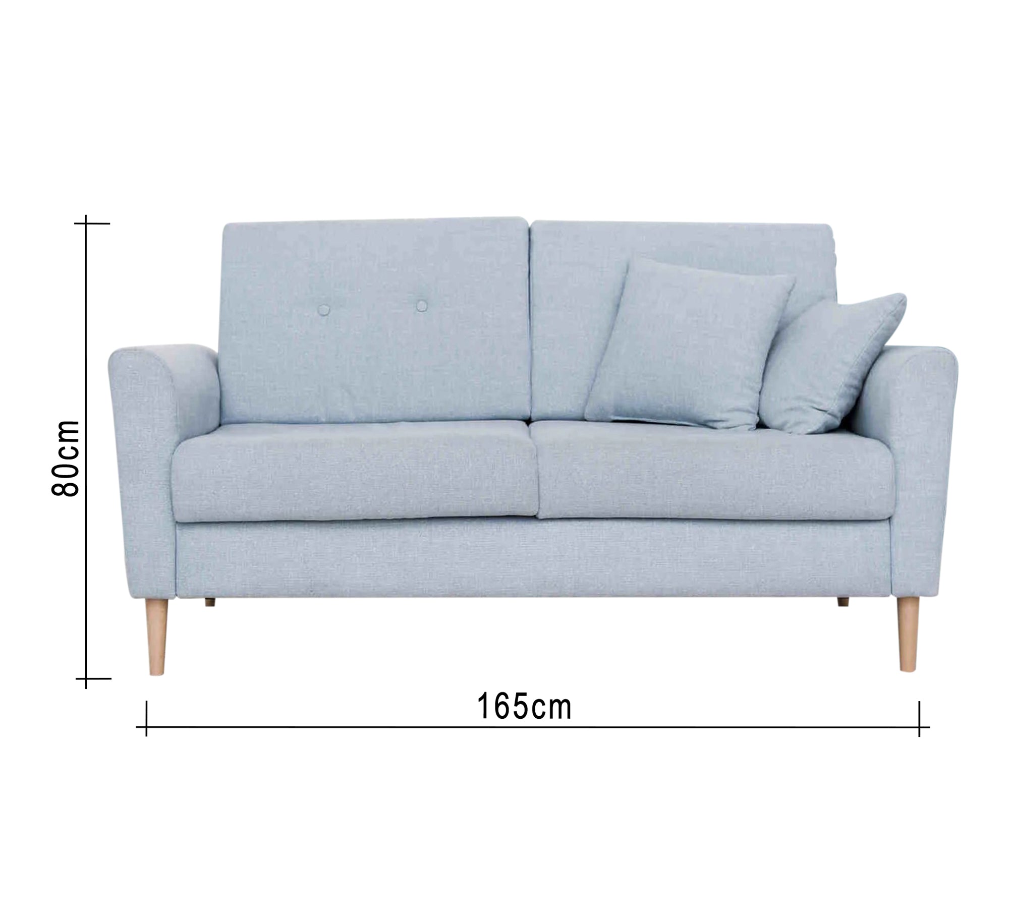 Baby Blue double sofa - Vitrine Furniture - Furniture