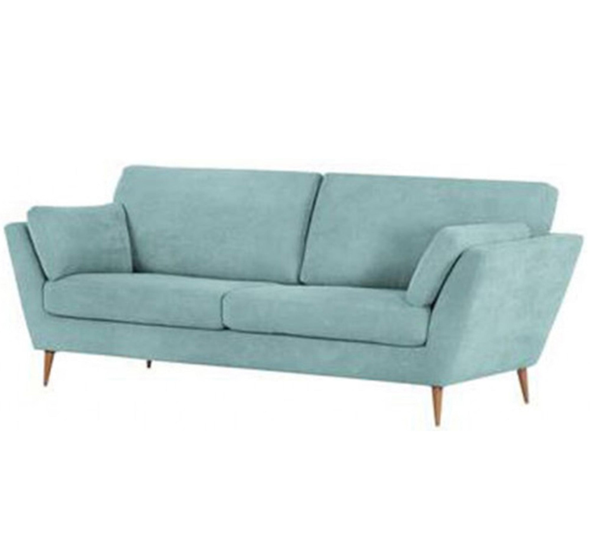 Baby Blue sofa with wooden legs - Vitrine Furniture - Living room Sofas