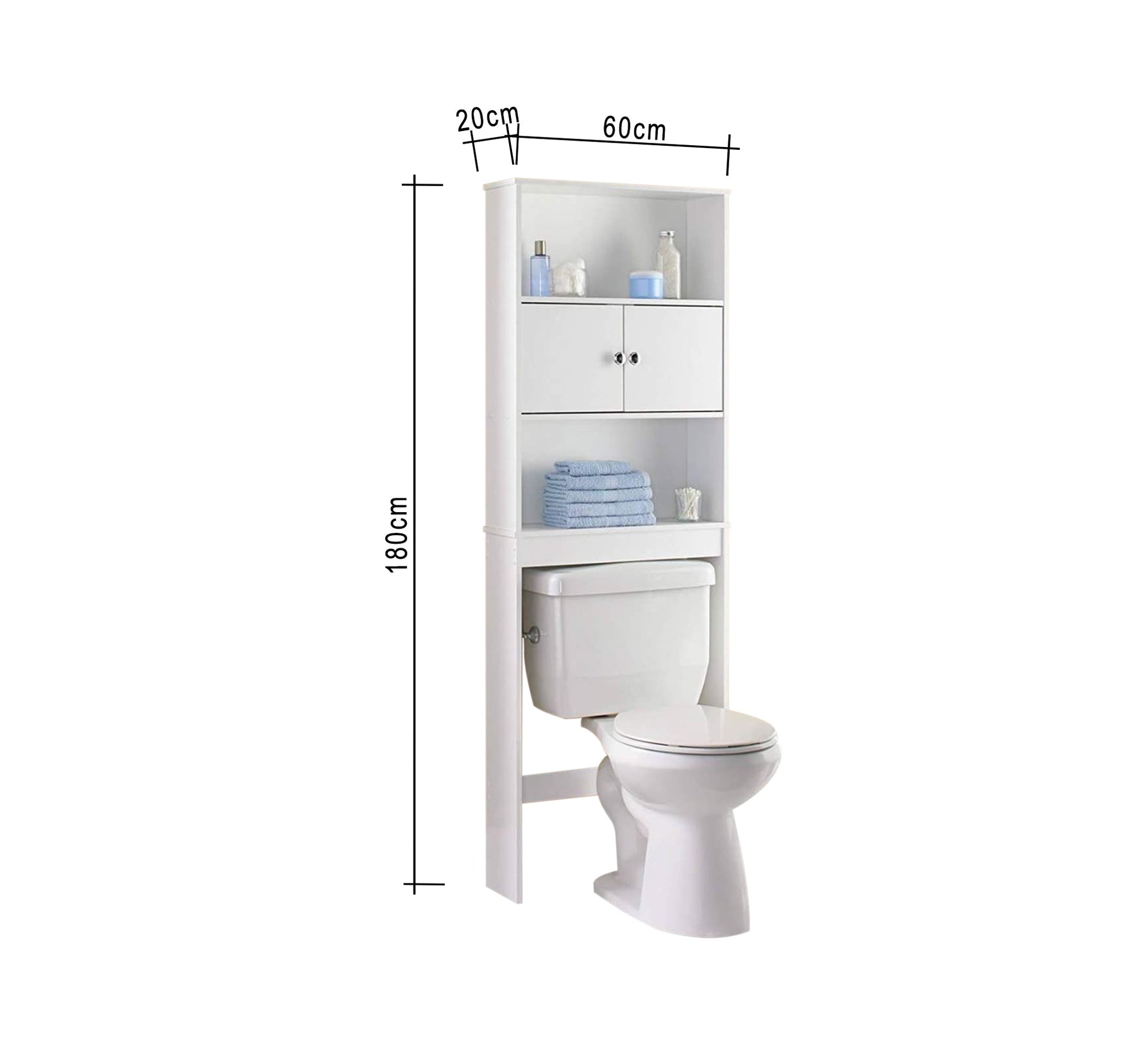 Back of toilet holder for accessories - Vitrine Furniture - Furniture