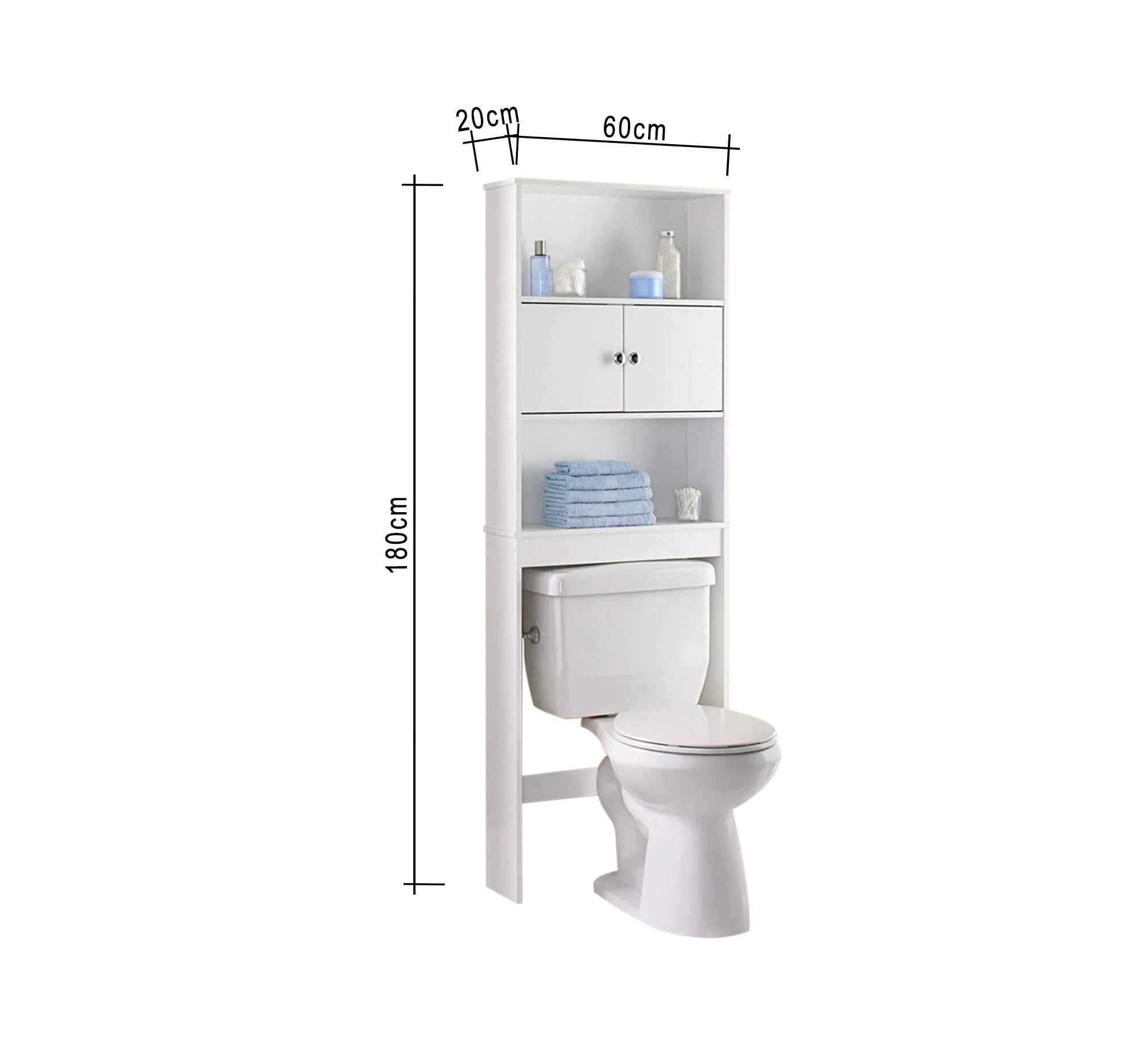 Back of toilet holder for accessories - Vitrine Furniture - Furniture