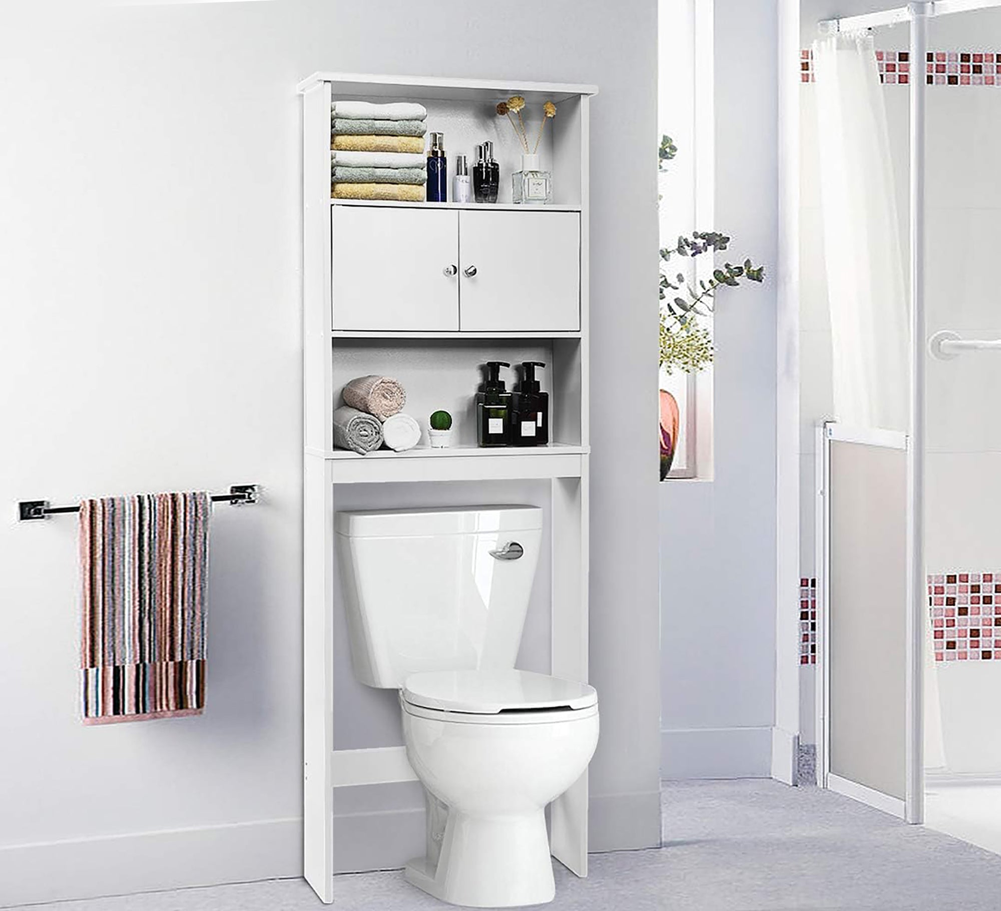 Back of toilet holder for accessories - Vitrine Furniture - Furniture