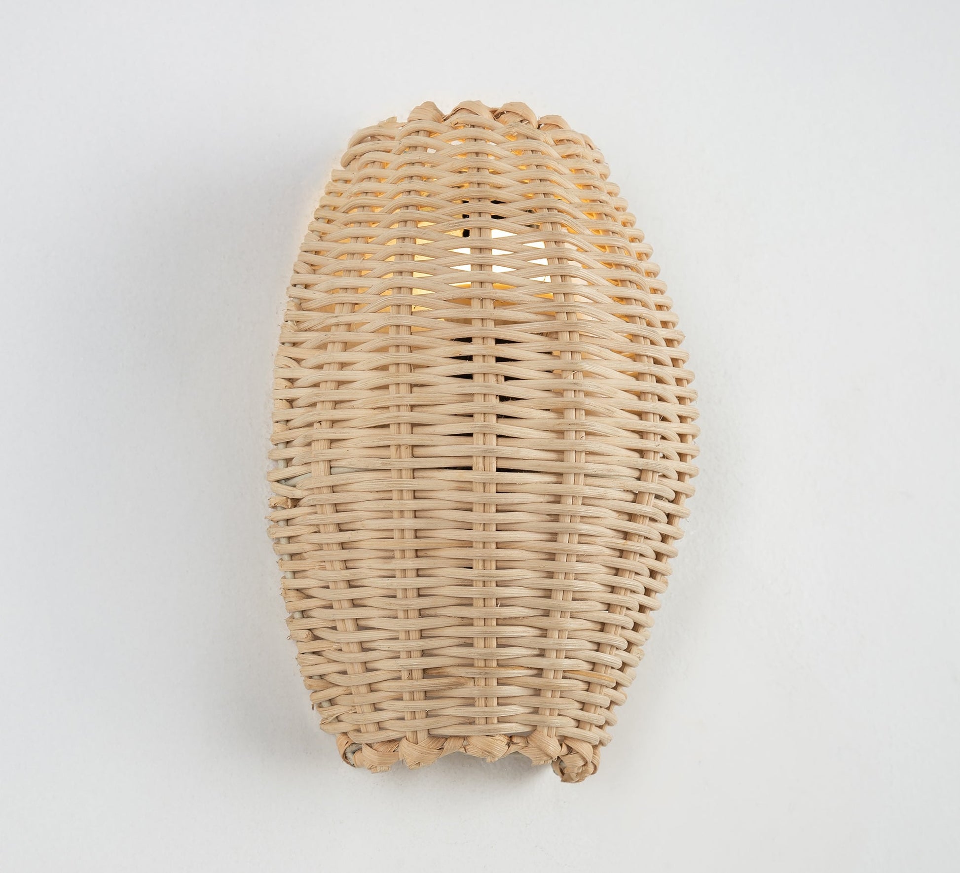 Bamboo appliqué for a warm, rustic touch - Vitrine Furniture - Wall Sconce