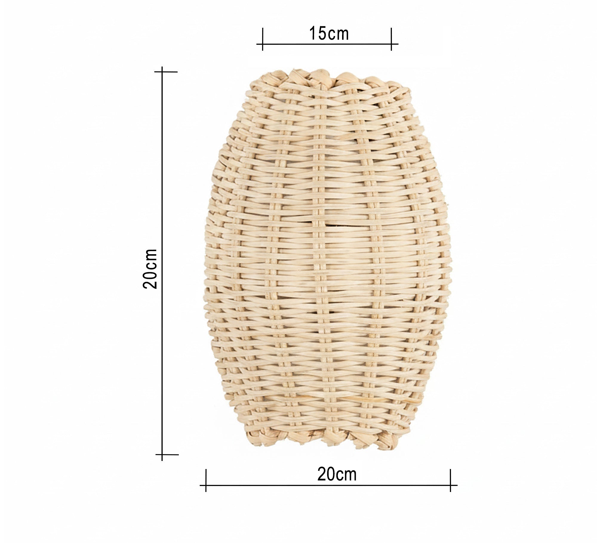 Bamboo appliqué for a warm, rustic touch - Vitrine Furniture - Wall Sconce