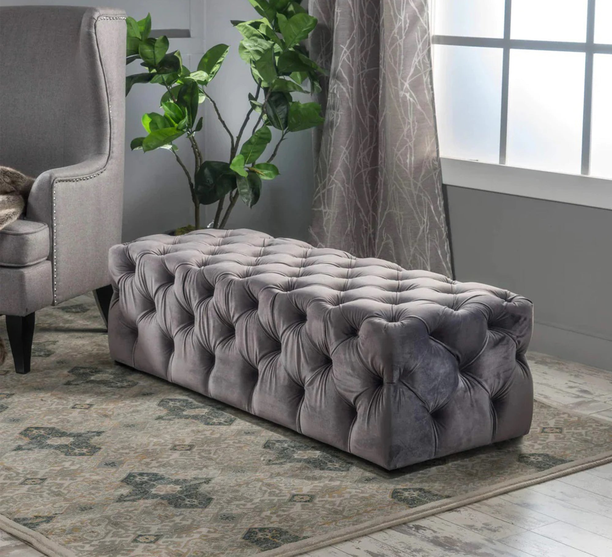 Banquet upholstered capitone - Vitrine Furniture - Furniture