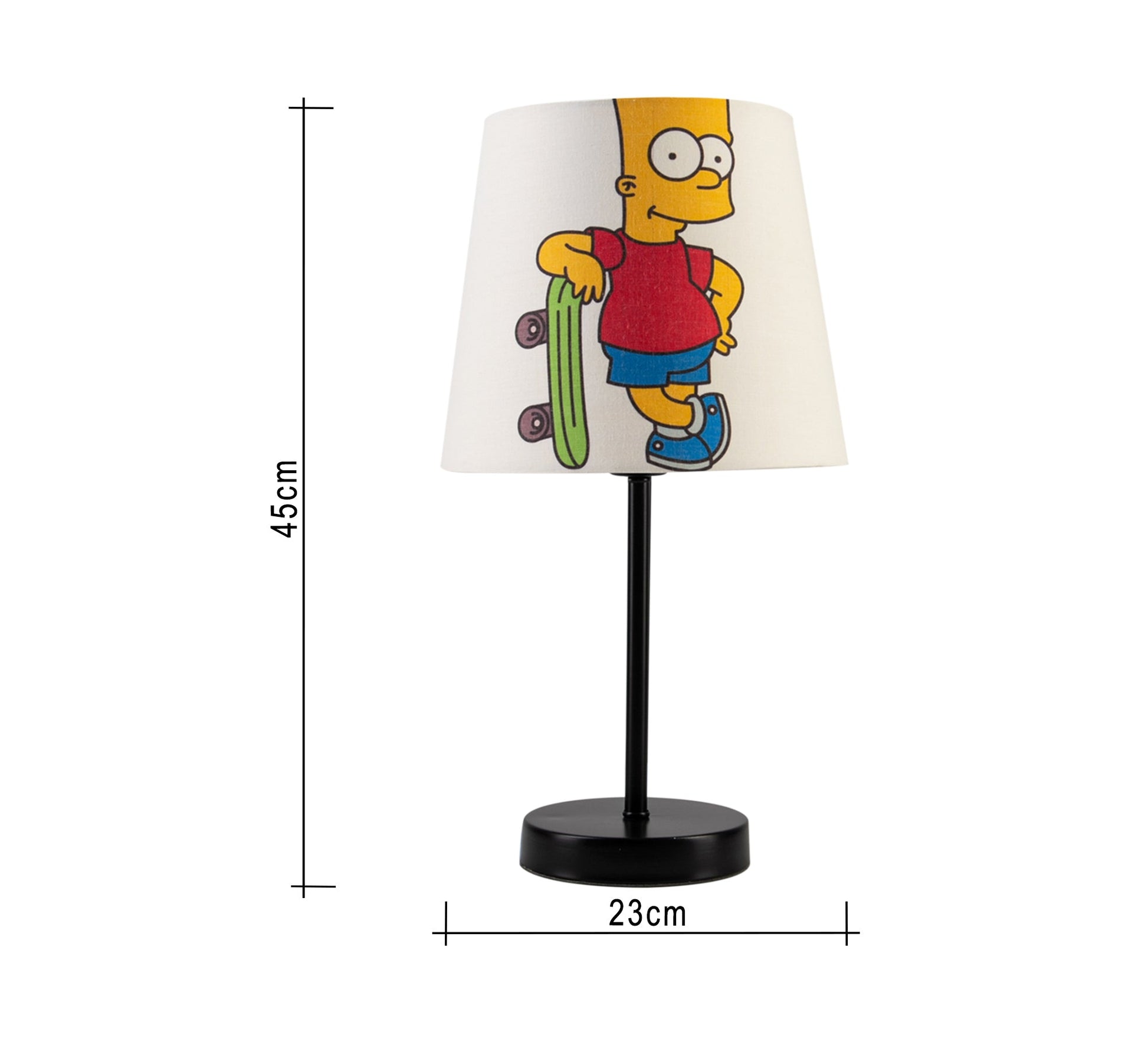 Bart Simpson Lamp : Fun blue design with a black base - Vitrine Furniture - Lighting