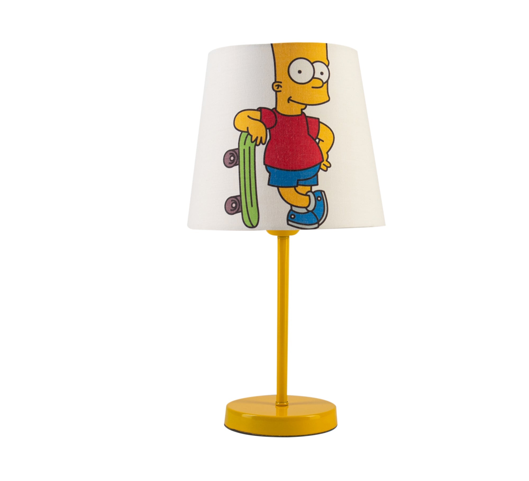 Bart Simpson Lamp : Fun blue design with a gold base - Vitrine Furniture - Lighting