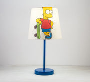 Bart Simpson Lamp : Fun Design with Blue Base - Vitrine Furniture - Lighting