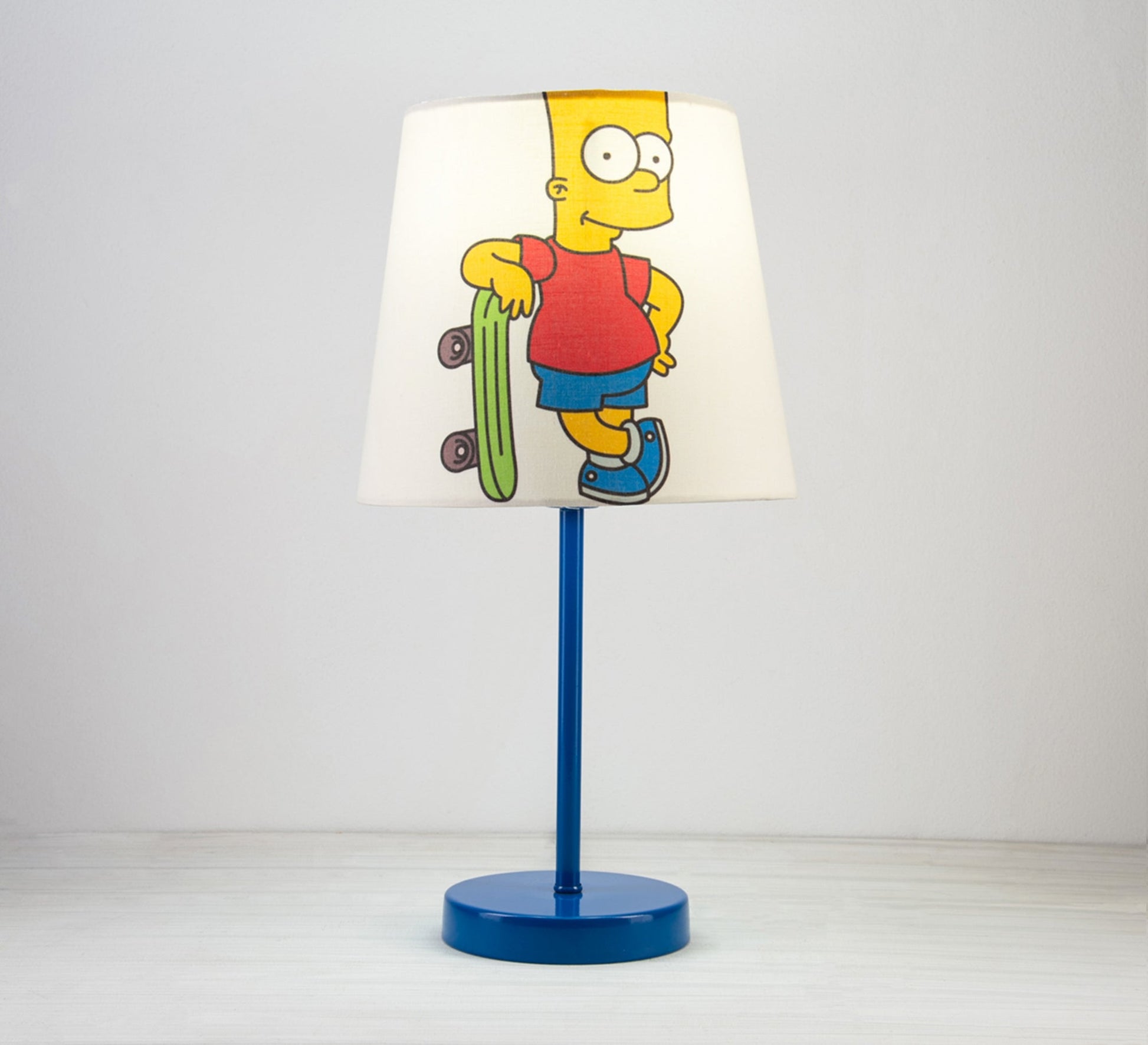 Bart Simpson Lamp : Fun Design with Blue Base - Vitrine Furniture - Lighting