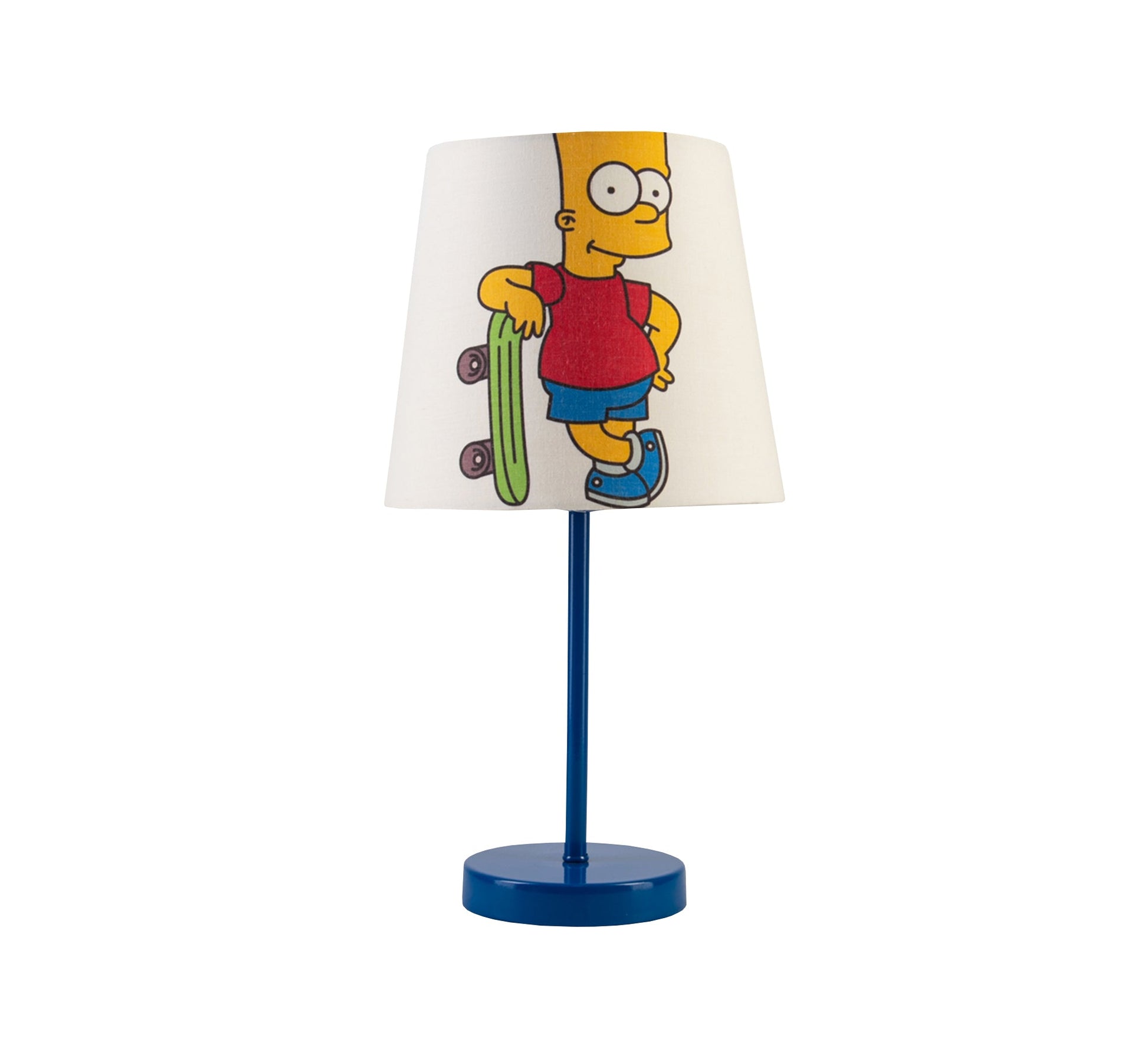 Bart Simpson Lamp : Fun Design with Blue Base - Vitrine Furniture - Lighting