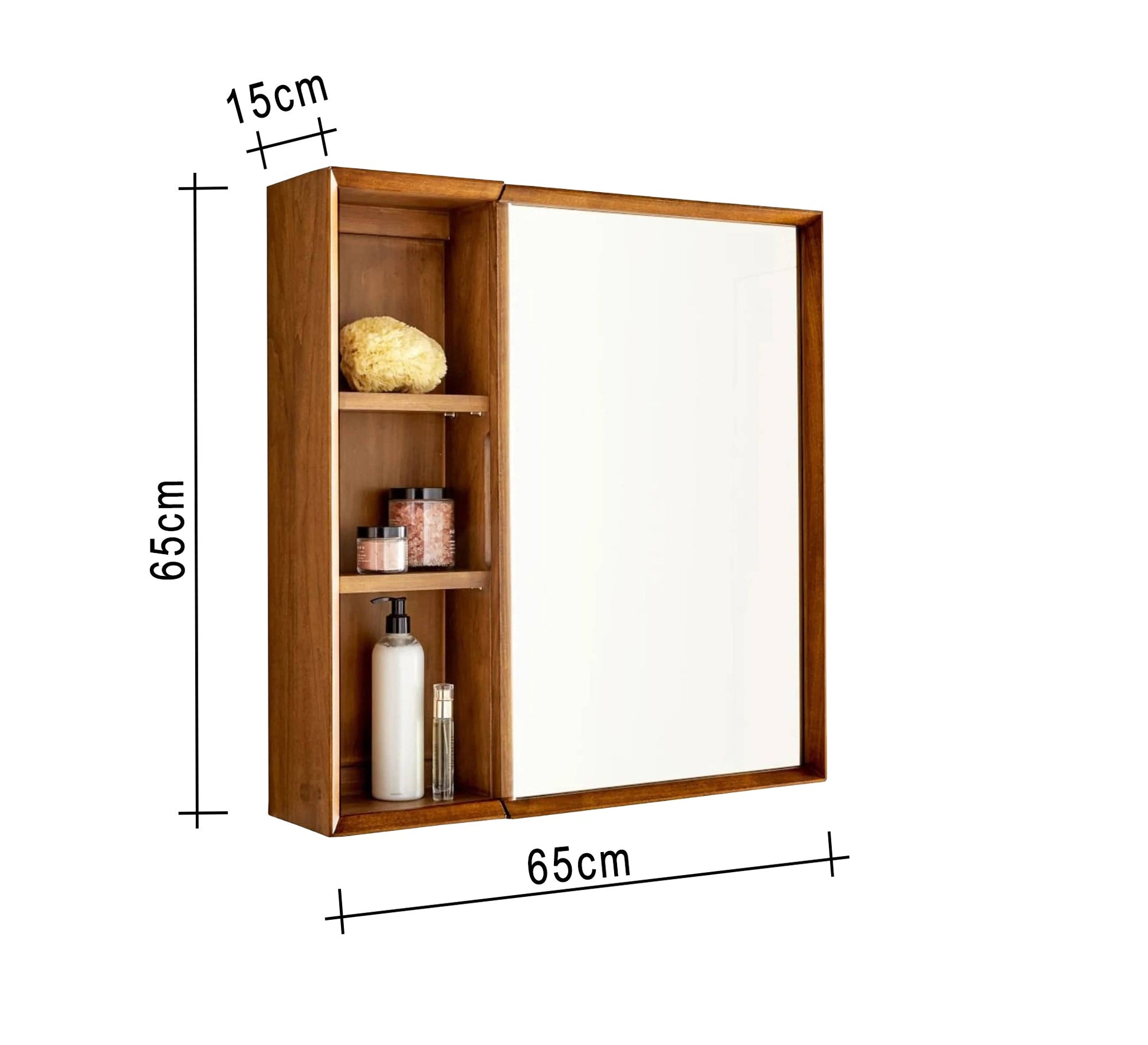 Bathroom storage cabinet with mirrored door - Vitrine Furniture - Furniture