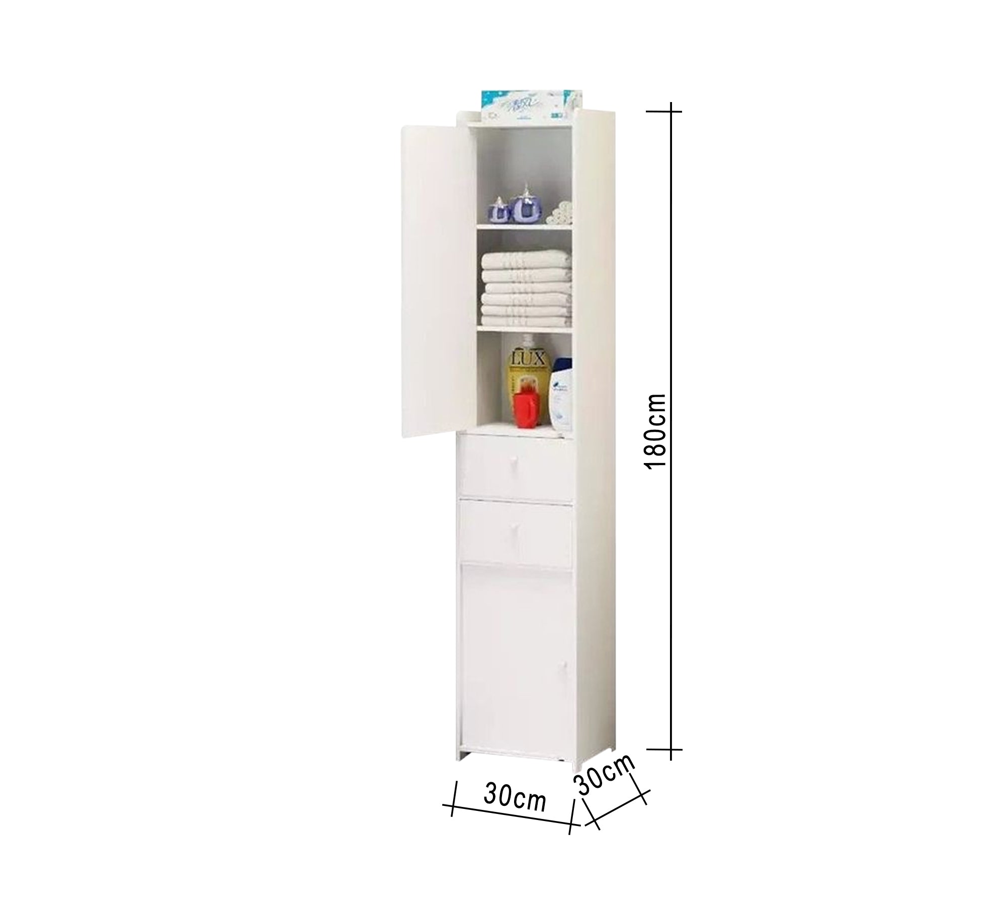 Bathroom white cabinet - Vitrine Furniture - Furniture