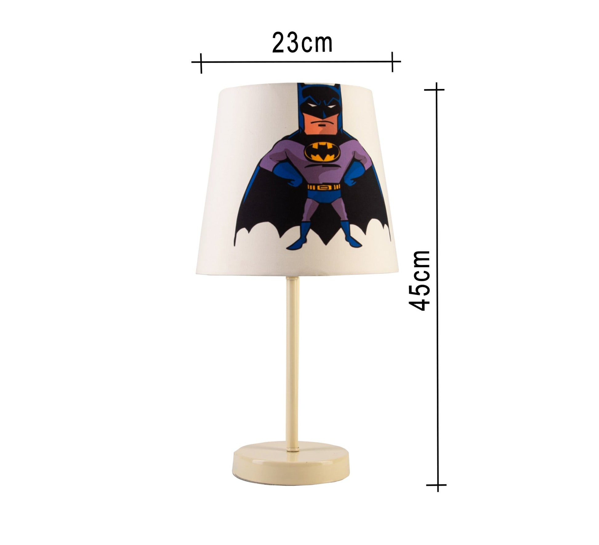 Batman Hero Table Lamp with Beige Base - Vitrine Furniture - Lighting