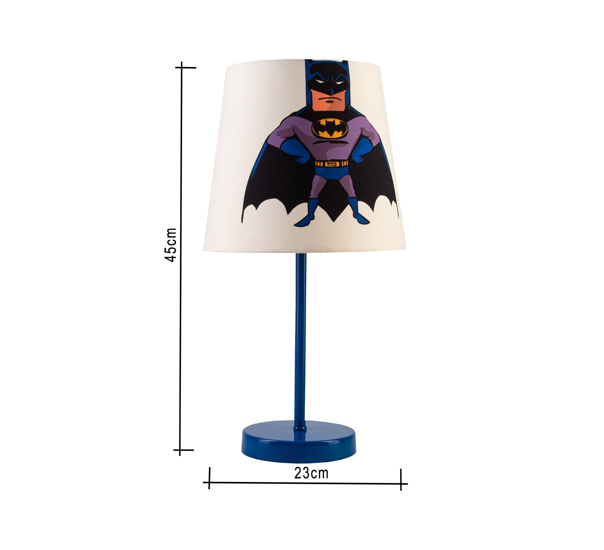Batman Lamp: A superhero who lights up your night with a blue base - Vitrine Furniture - Lighting
