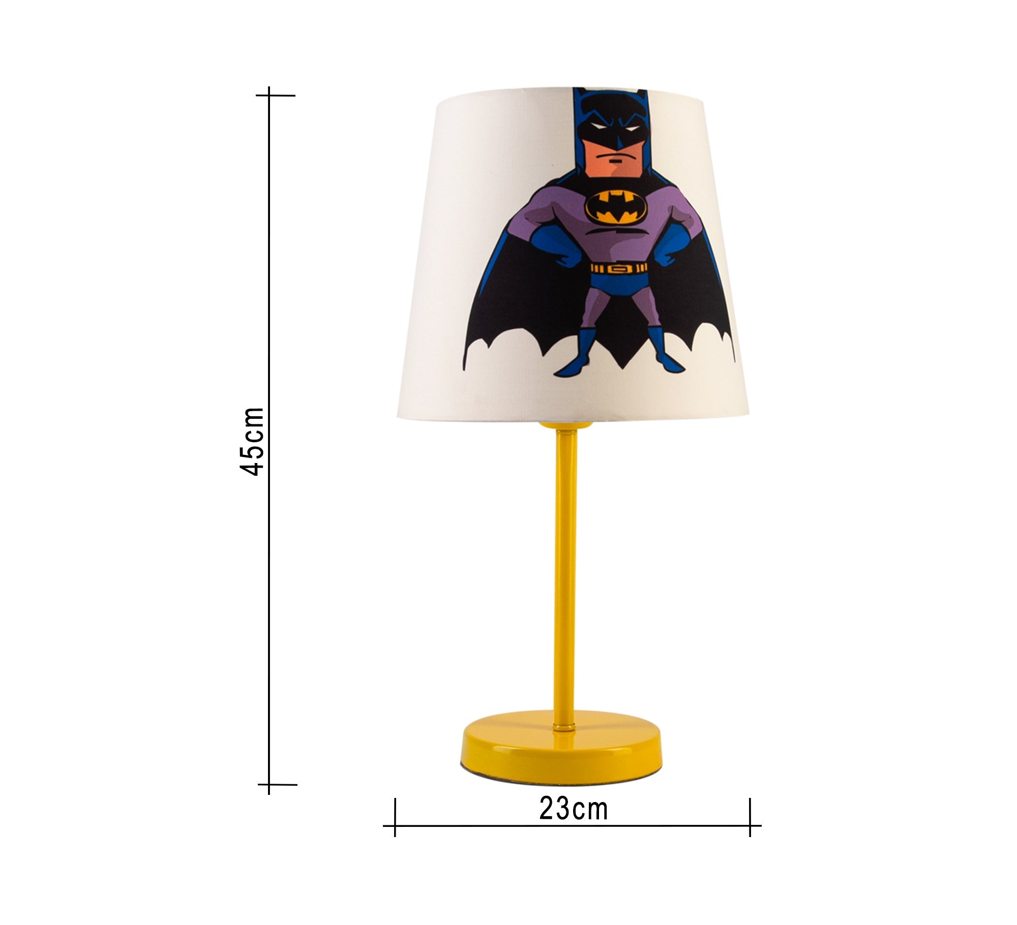 Batman Lamp: A superhero who lights up your night with a golden base - Vitrine Furniture - Lighting