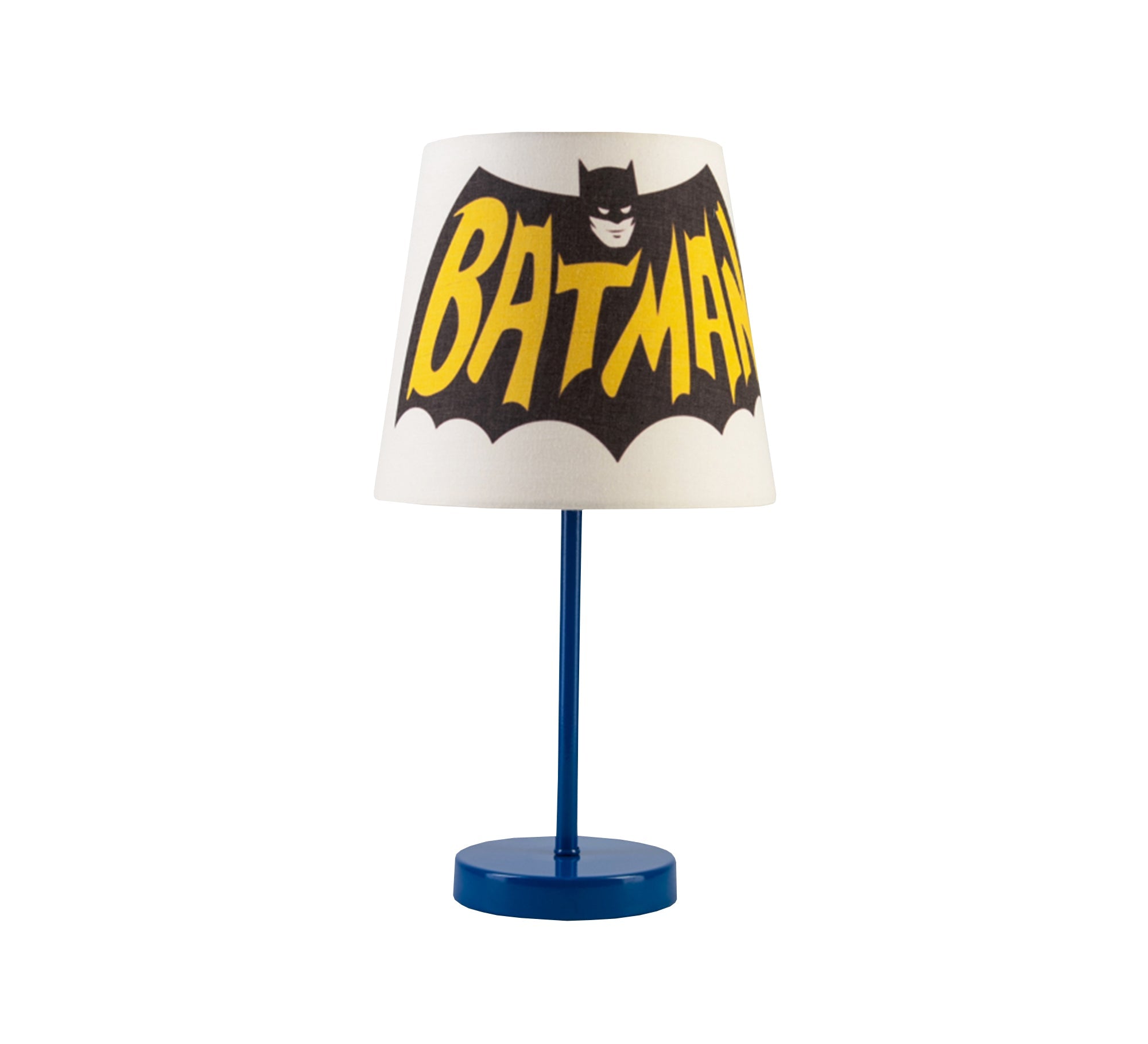 Batman Lamp: Superhero Lighting for Your Child's Room with a Blue Base - Vitrine Furniture - Lighting