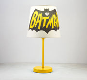 Batman Lamp, Superhero Lighting for Your Child's Room with Gold Base - Vitrine Furniture - Lighting