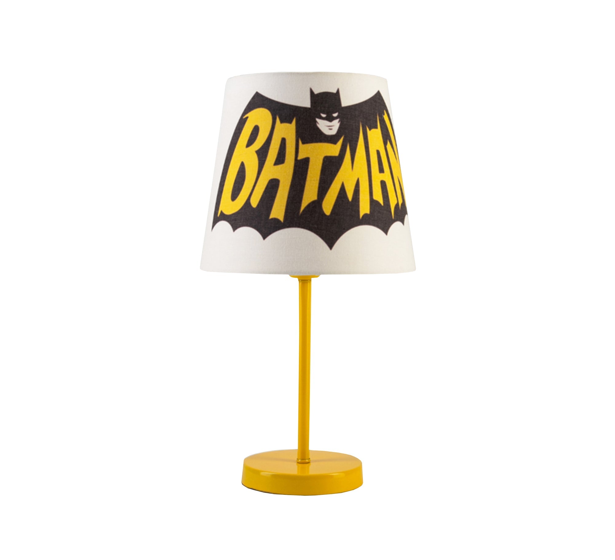 Batman Lamp, Superhero Lighting for Your Child's Room with Gold Base - Vitrine Furniture - Lighting