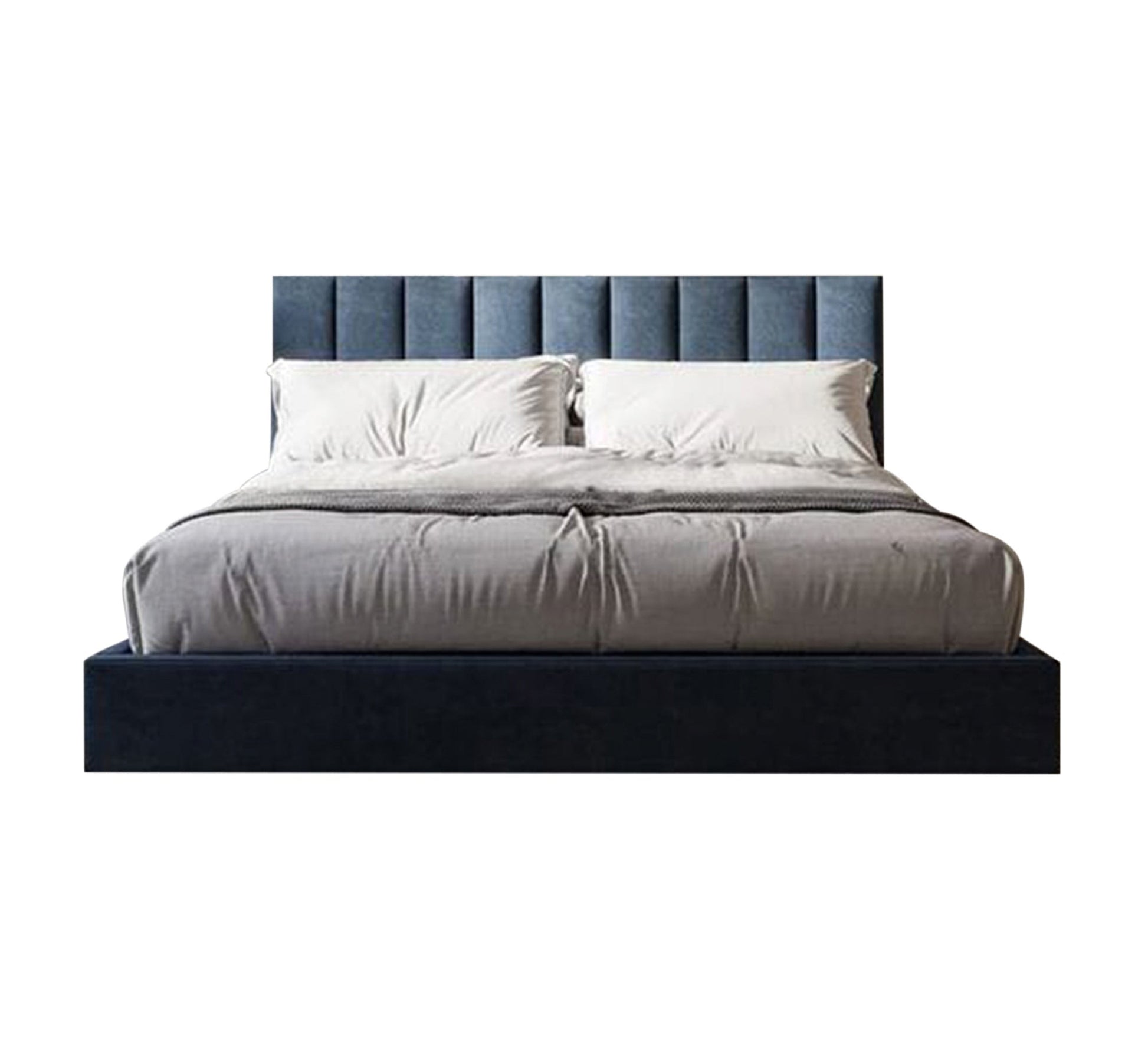 Beautifully designed Blue bed - Vitrine Furniture - Furniture