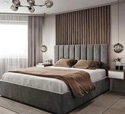 Bed with a modern design and warm colors - Vitrine Furniture - Furniture