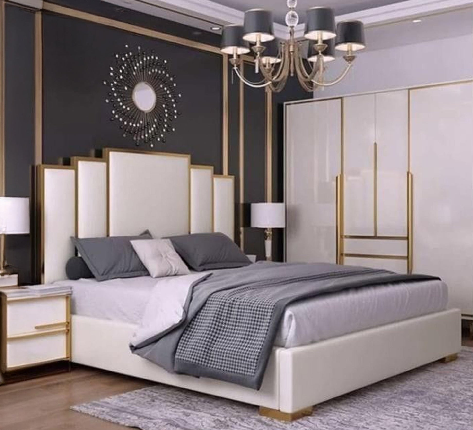 Bed with gradient backrest - Vitrine Furniture - Furniture