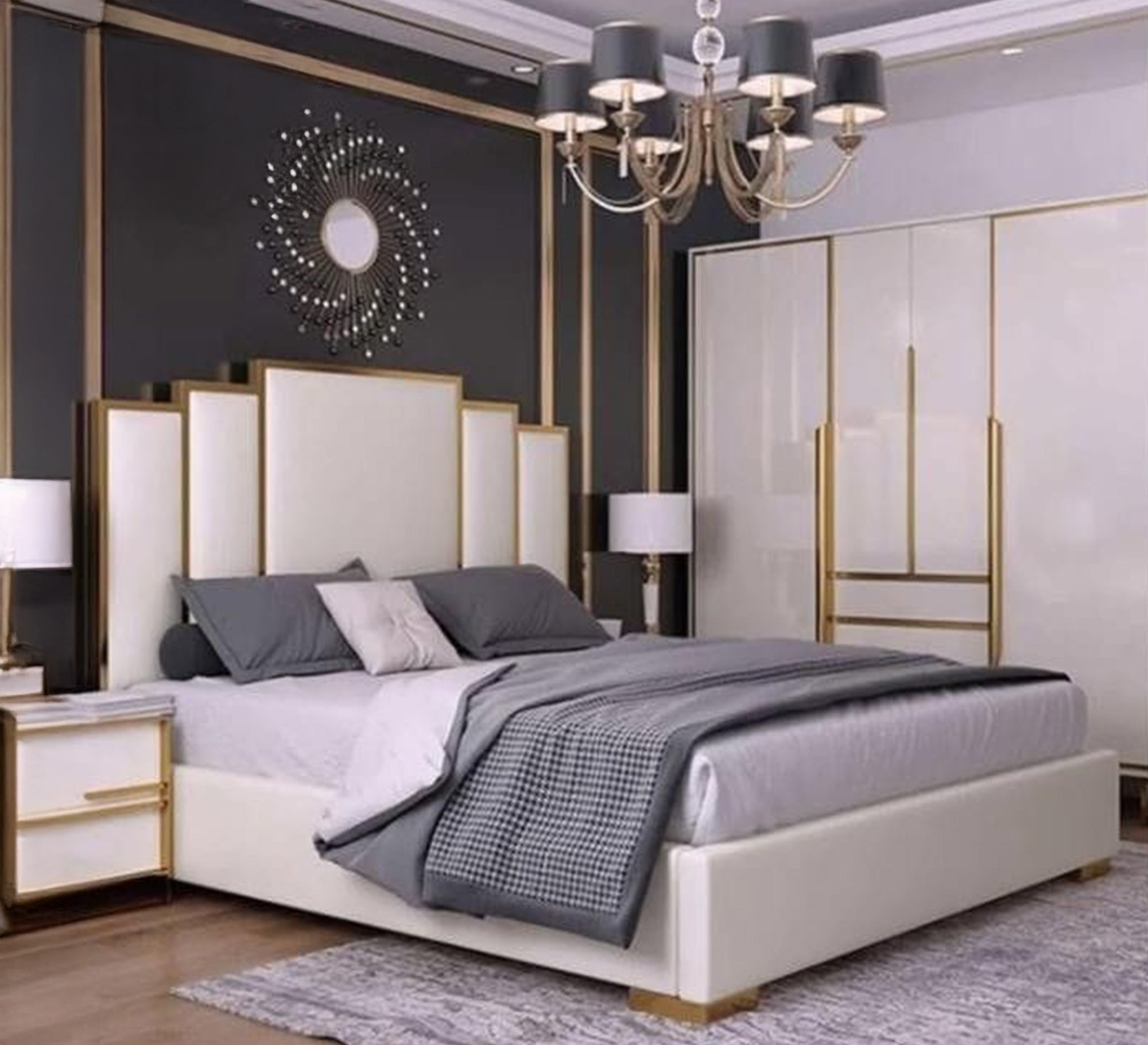 Bed with gradient backrest - Vitrine Furniture - Furniture