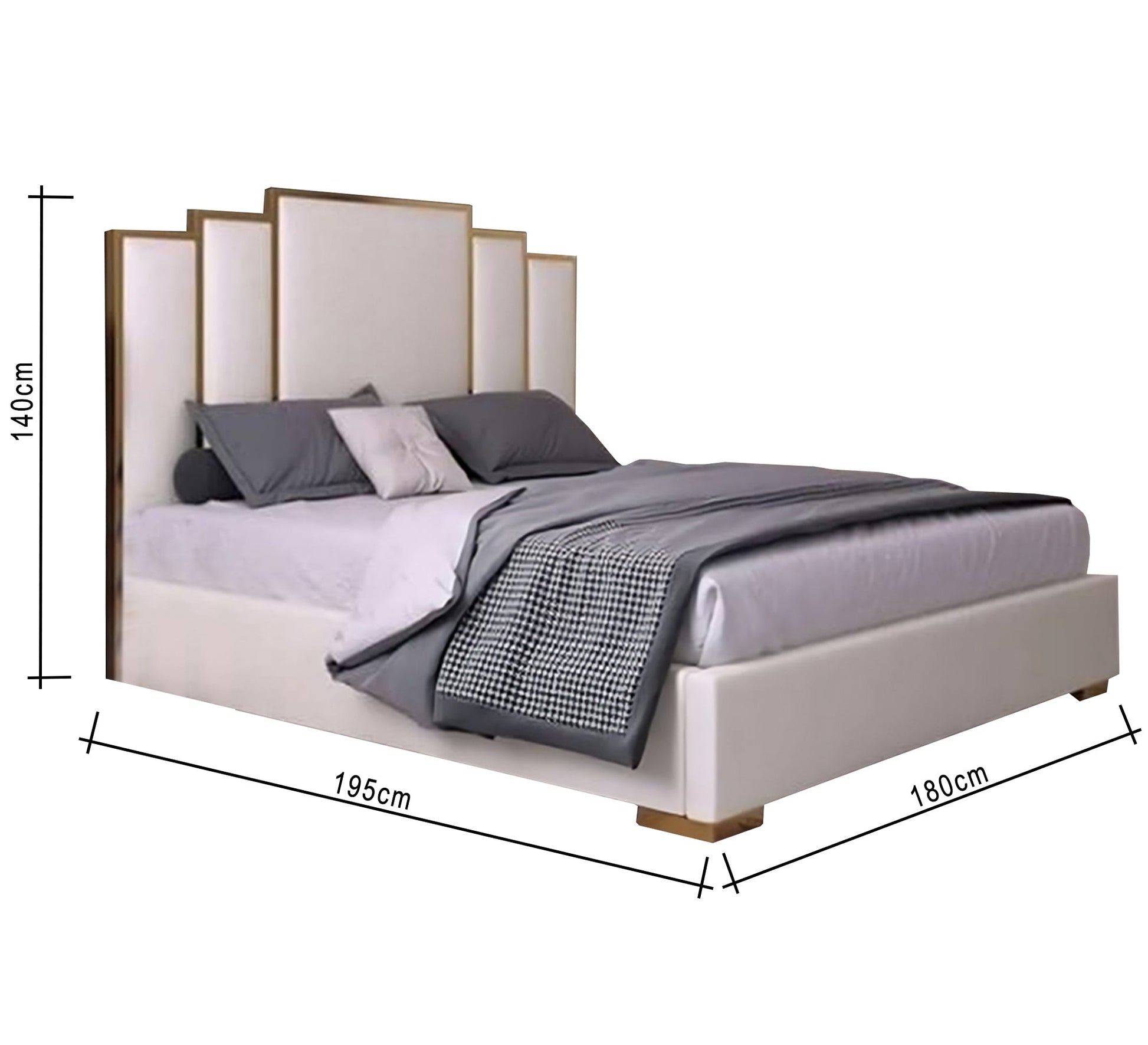 Bed with gradient backrest - Vitrine Furniture - Furniture
