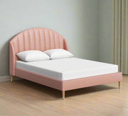 Bed with semicircular backrest and raised legs - Vitrine Furniture - Furniture