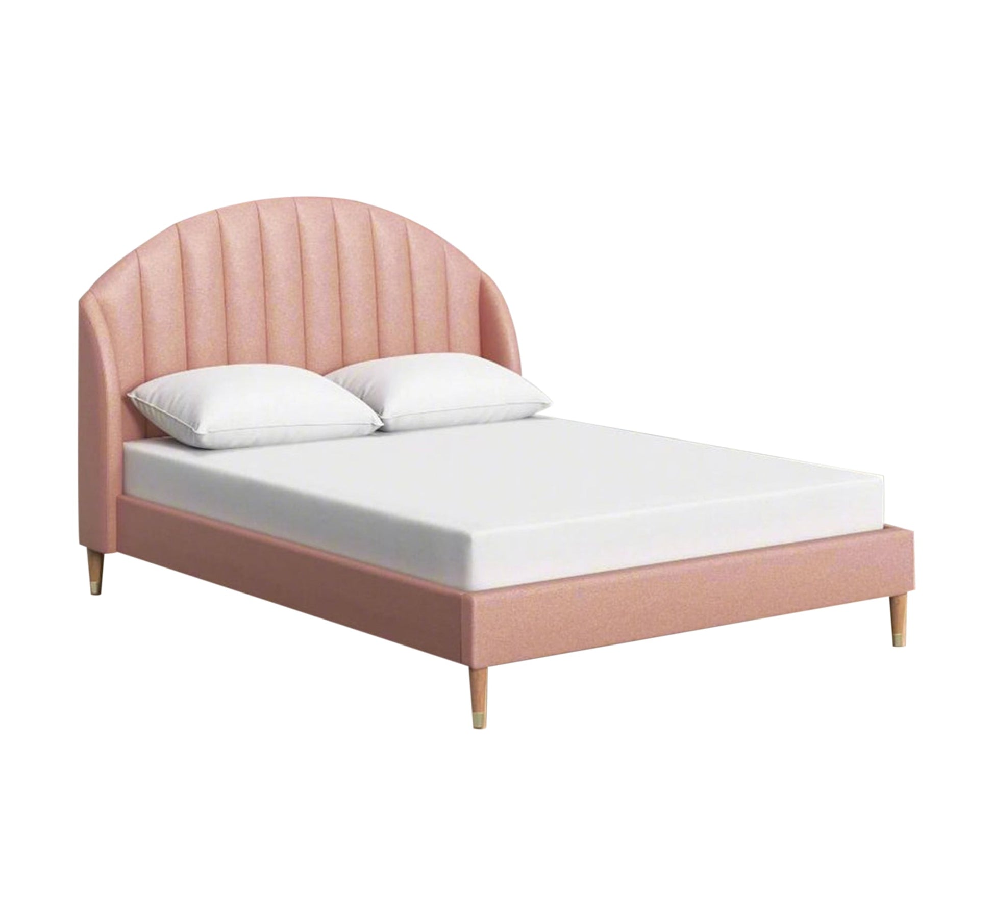 Bed with semicircular backrest and raised legs - Vitrine Furniture - Furniture