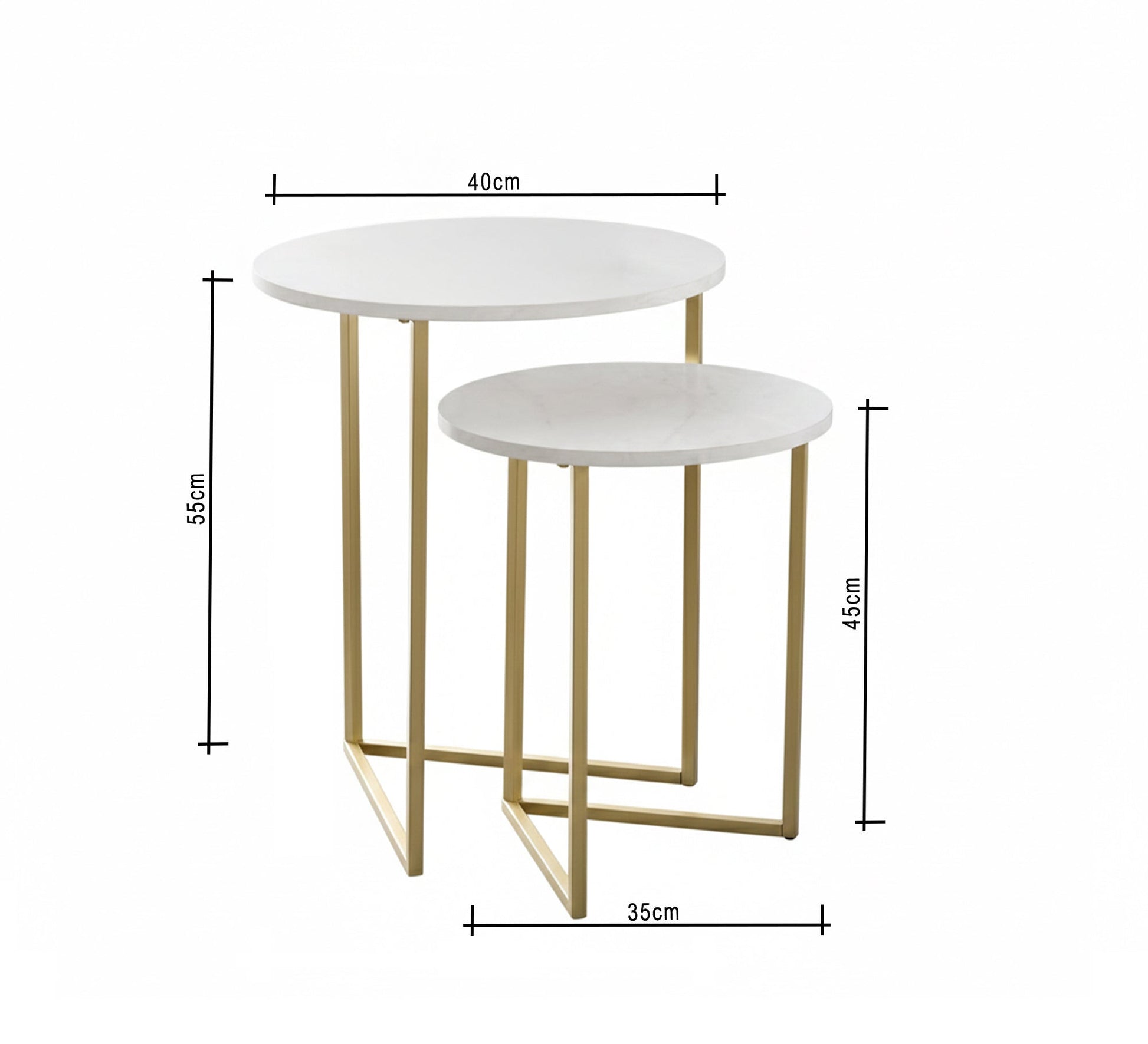 Bedded side table set - Vitrine Furniture - Furniture