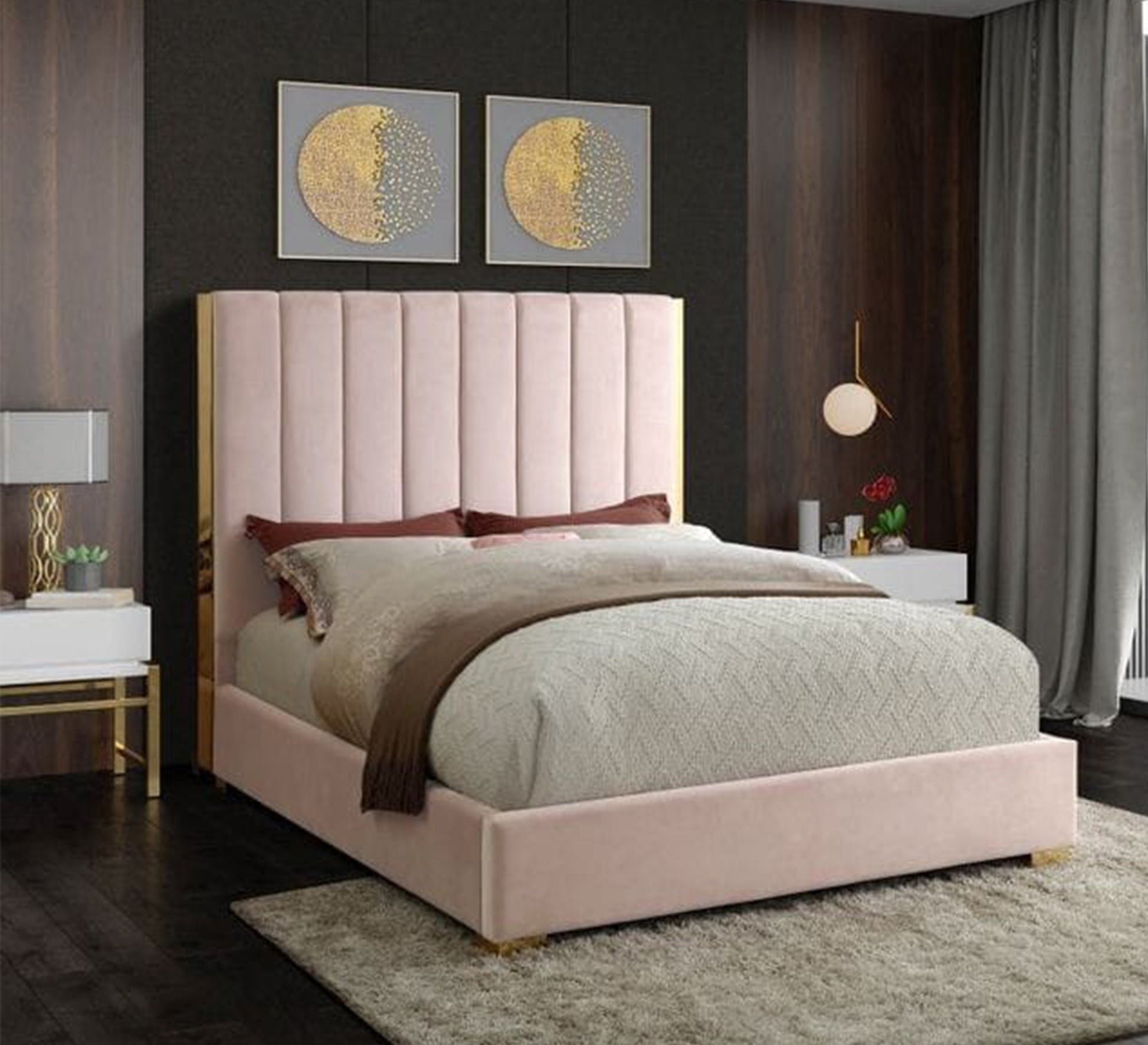 Beds with upholstered vertical backrest - Vitrine Furniture - Furniture