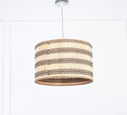 Beige and brown rattan ceiling lamp - Vitrine Furniture - Lighting