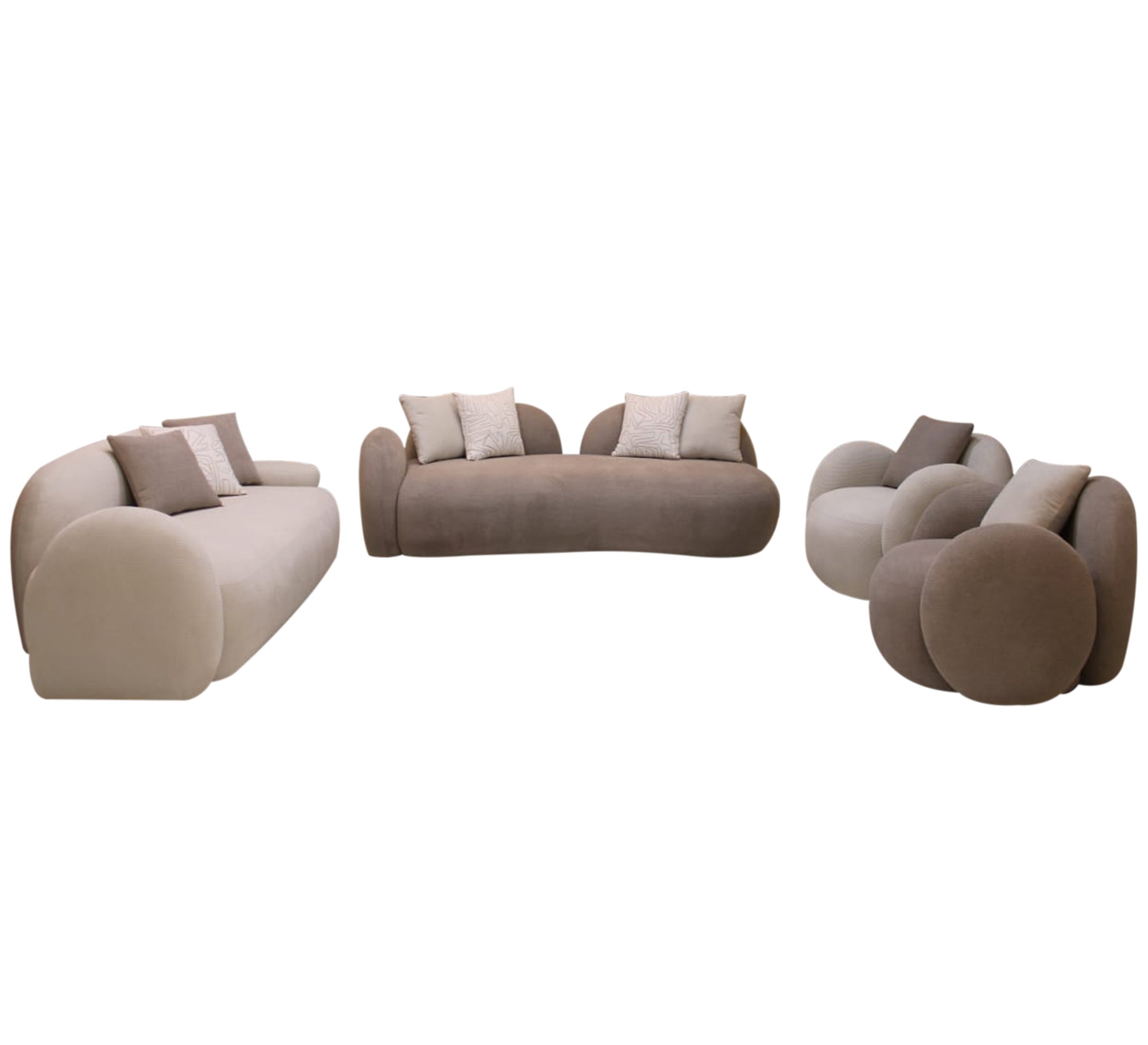 Beige and cafe living room - Vitrine Furniture - Furniture