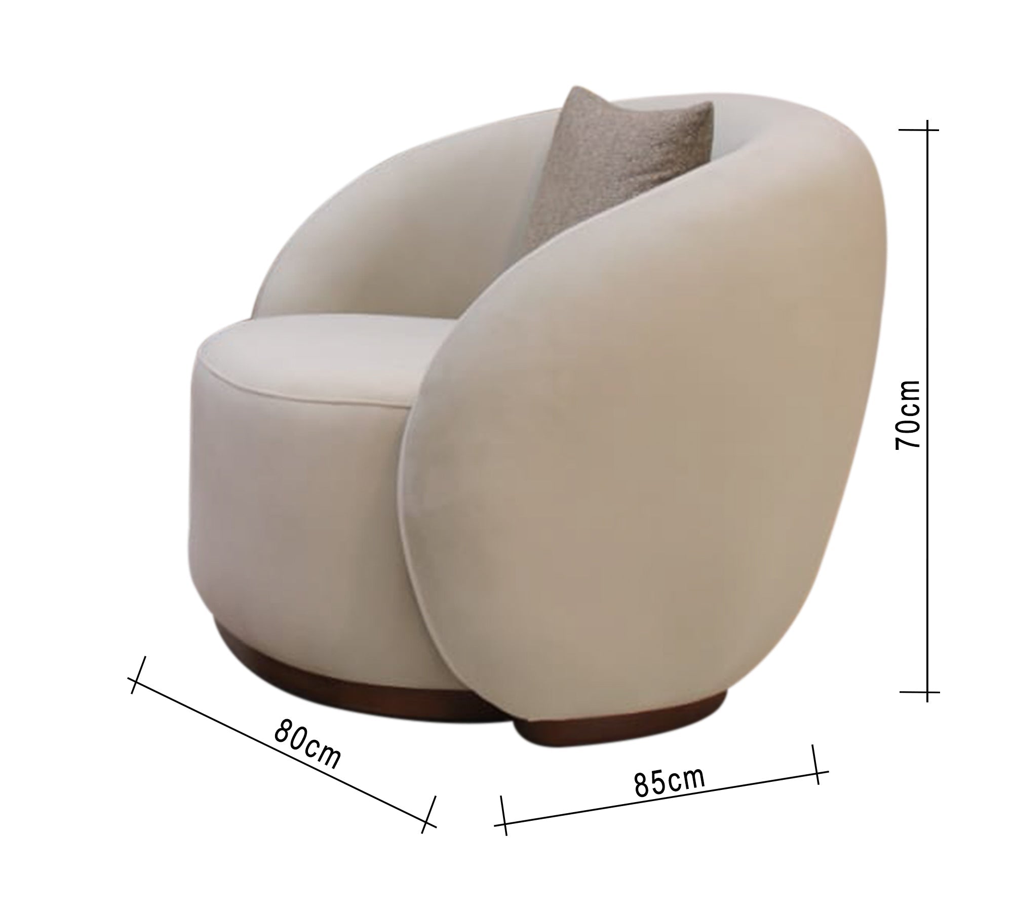 Beige and reddish brown living room - Vitrine Furniture - Furniture