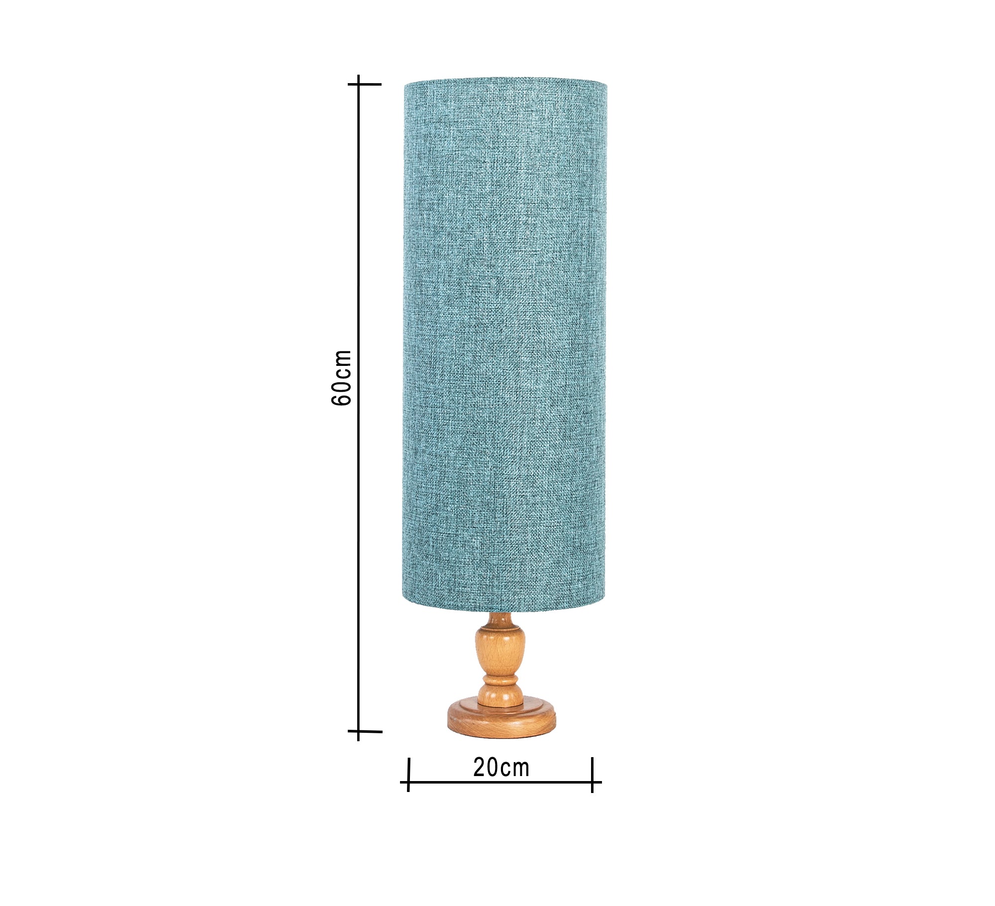 Beige and turquoise lamp - Vitrine Furniture - Lighting
