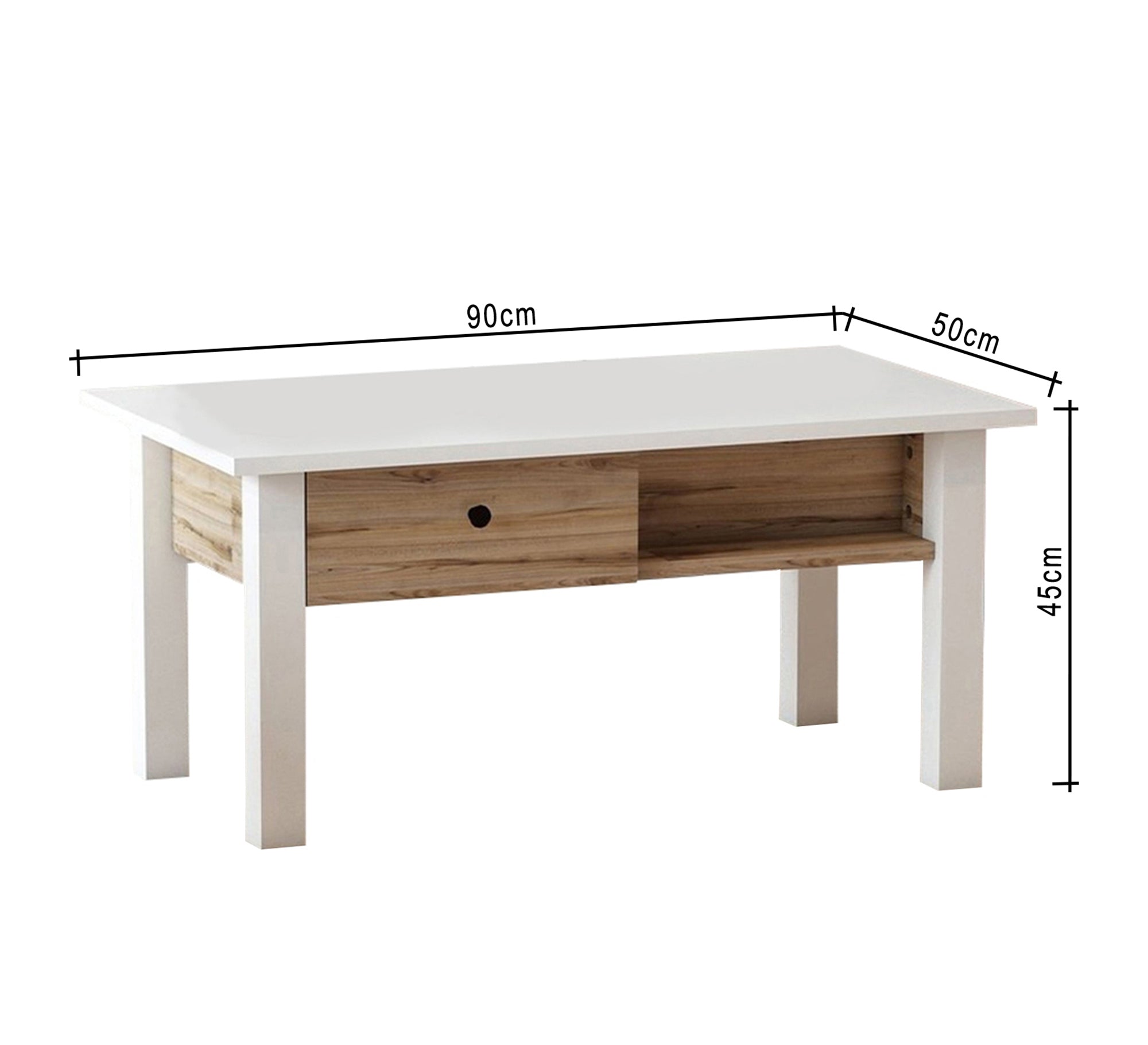 Beige and white Coffee table - Vitrine Furniture - Furniture